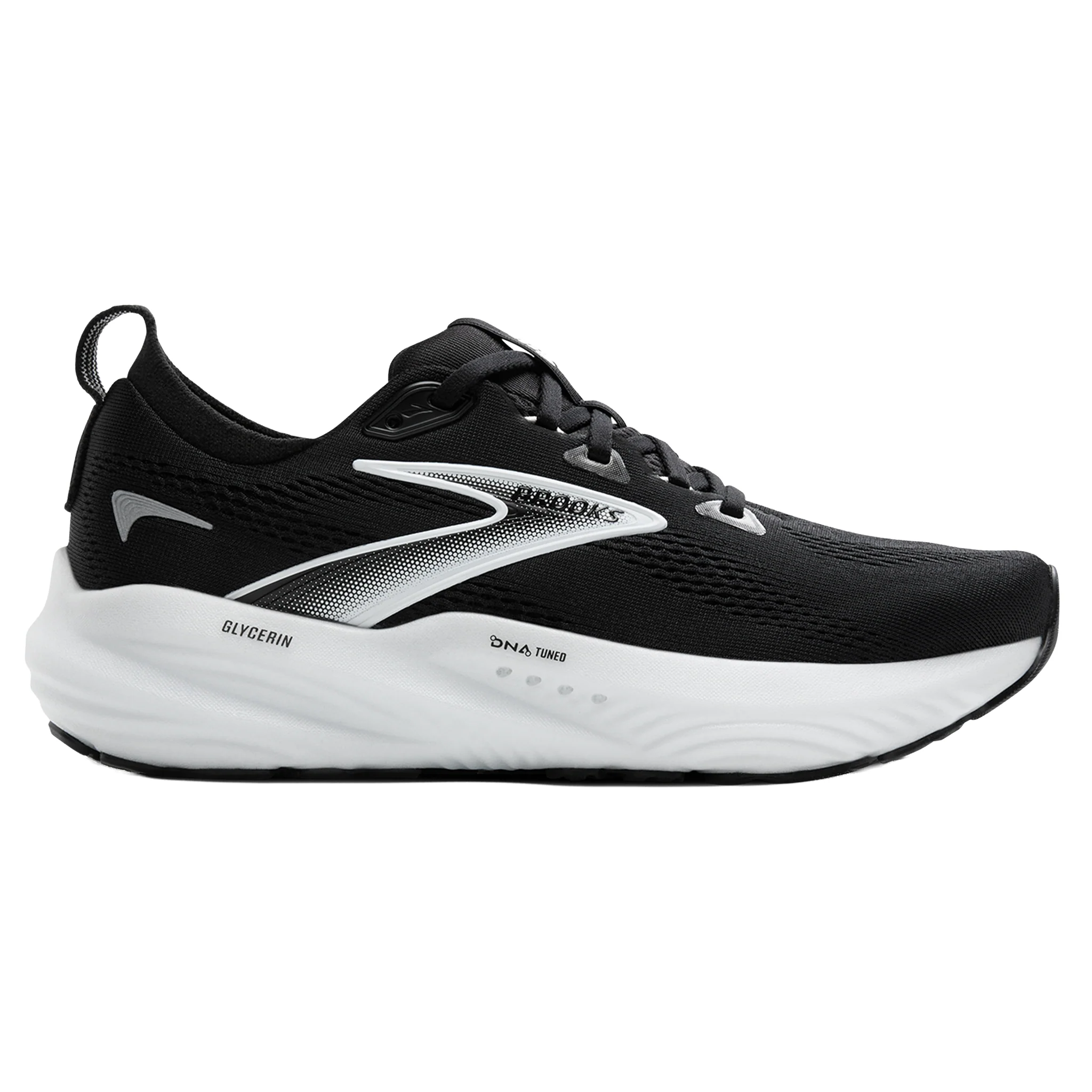 Brooks Womens Glycerin 22 - Black/Grey/White - Neutral  - SS25
