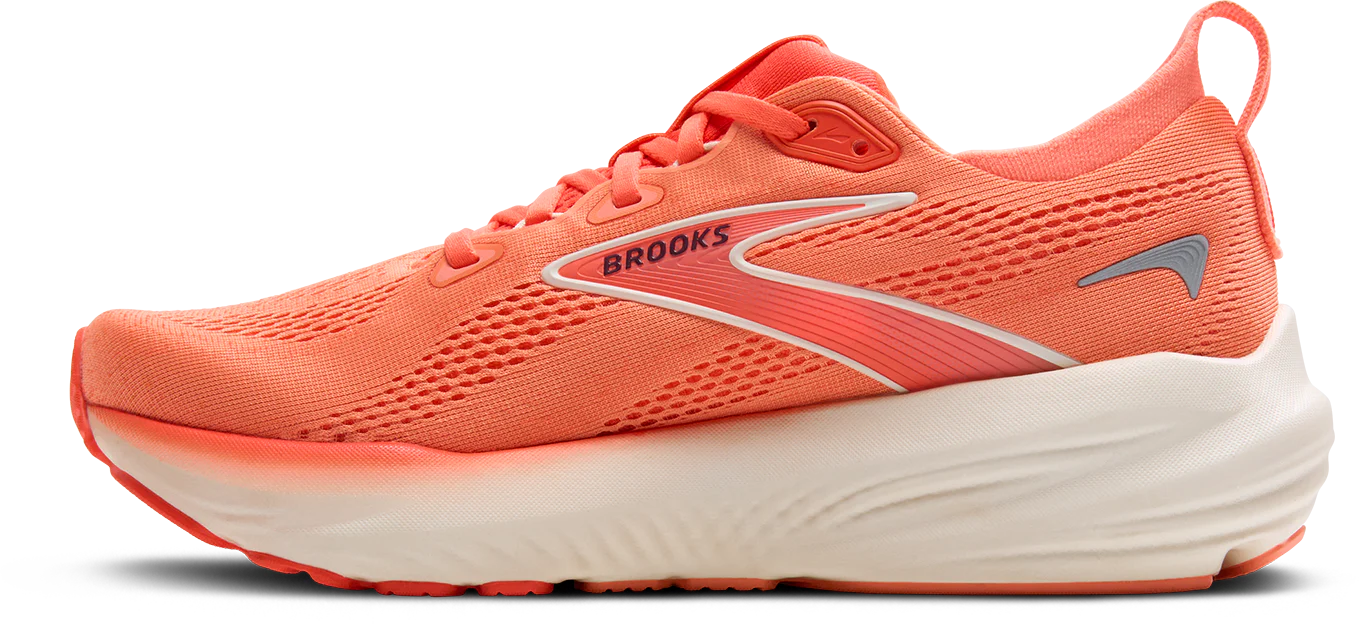 Brooks Womens Glycerin 22 - Desert Flower/Hot Coral/Milk - Neutral - SS25 - Image 4
