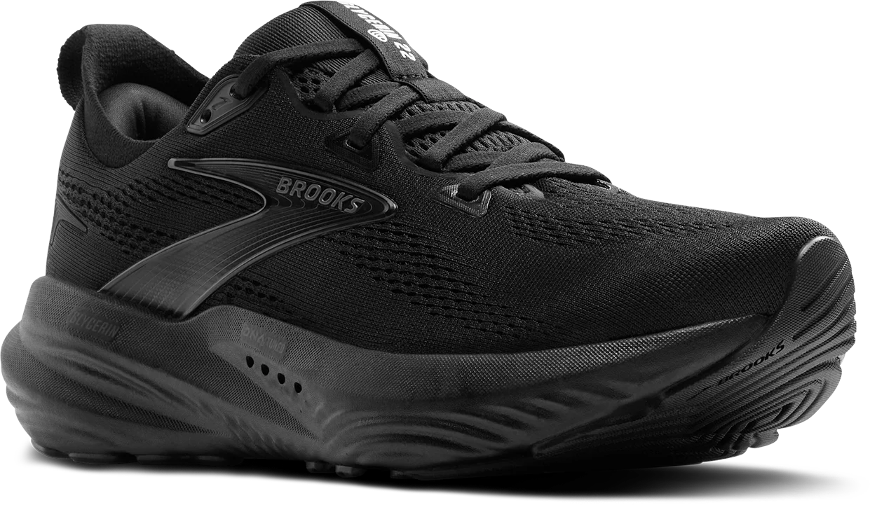 Brooks Womens Glycerin 22 - Wide - D Width - Black/Black/Ebony - Neutral - SS25 - Image 5