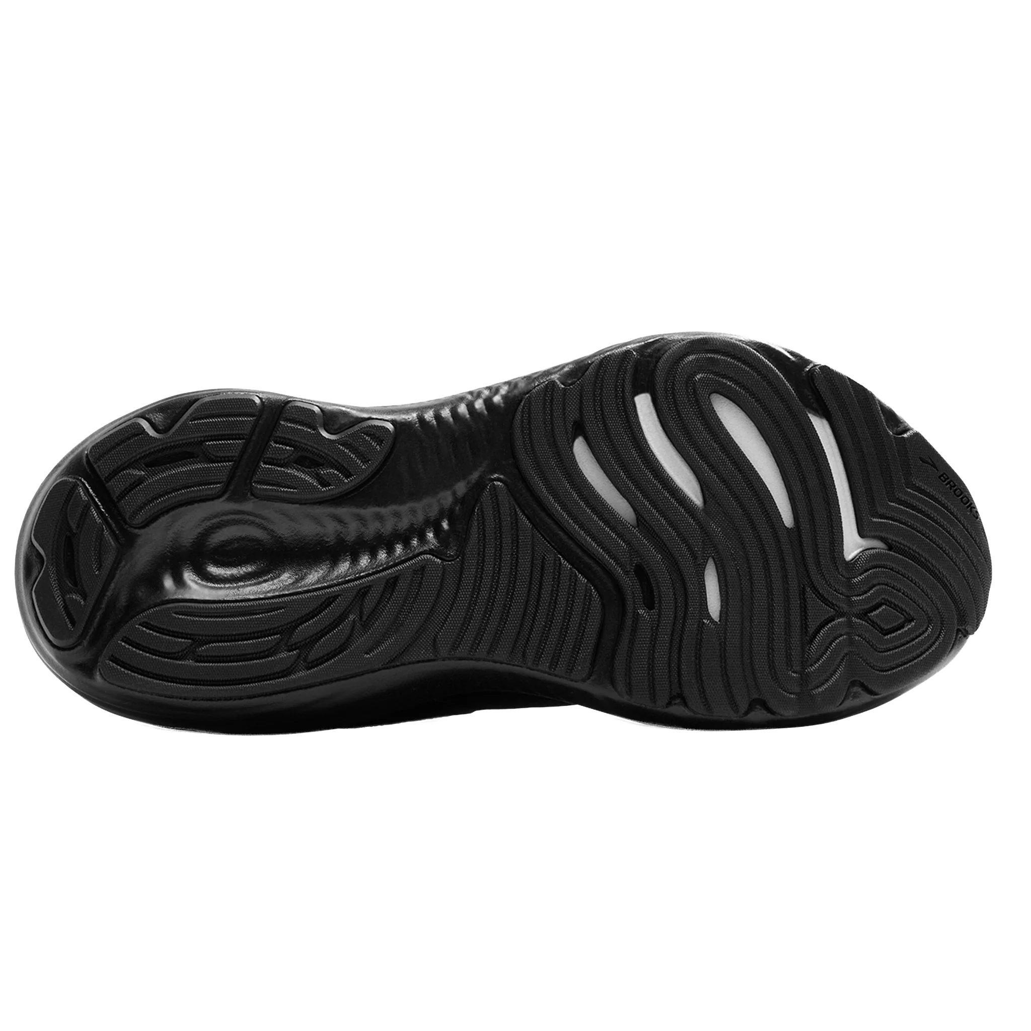 Brooks Womens Glycerin GTS 22 Wide - D Width - Black/Black/Ebony - Stability - SS25 - Image 2