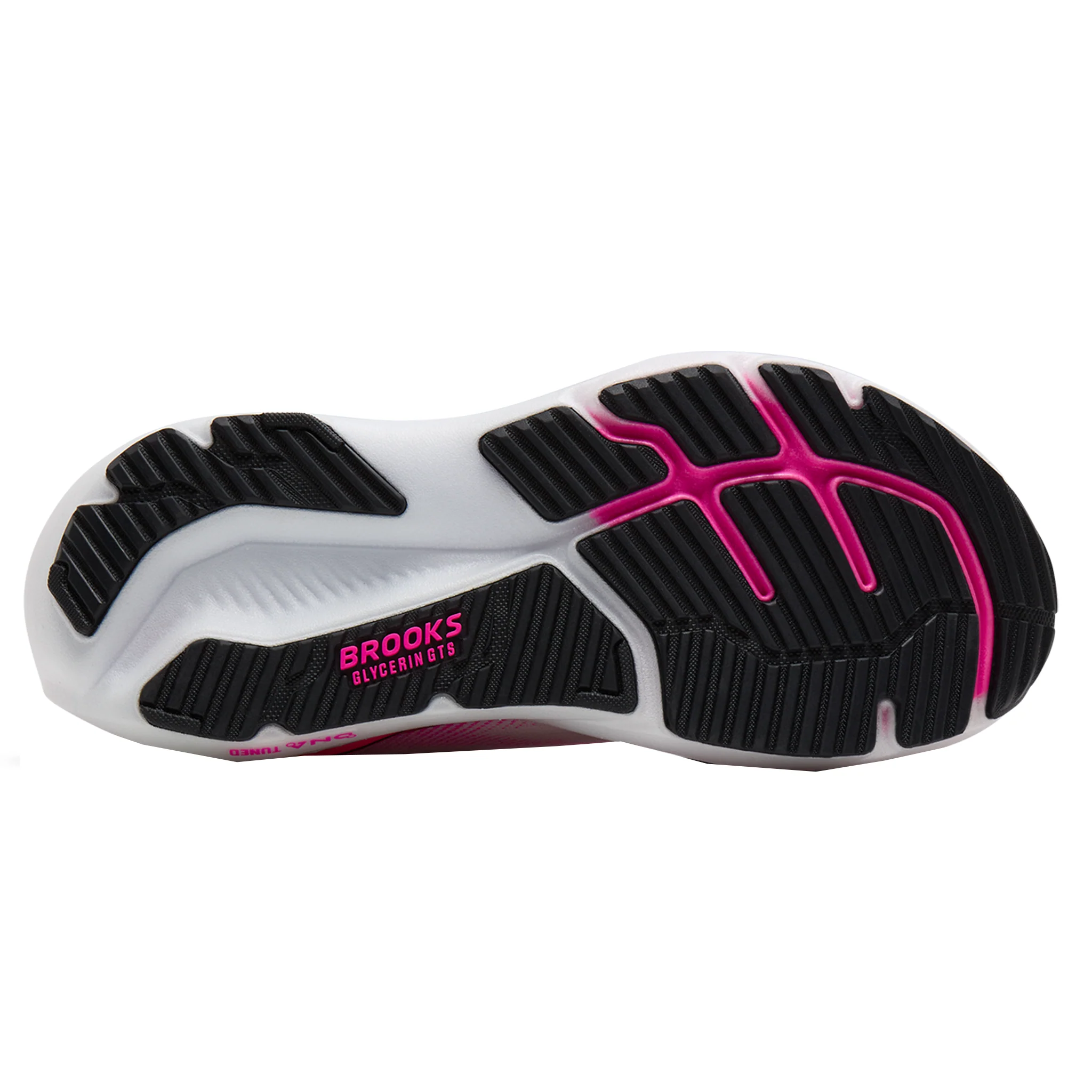 Brooks Womens Glycerin GTS 23 - White/Phantom/Cyber Pink - Stability - SS26 - Image 2