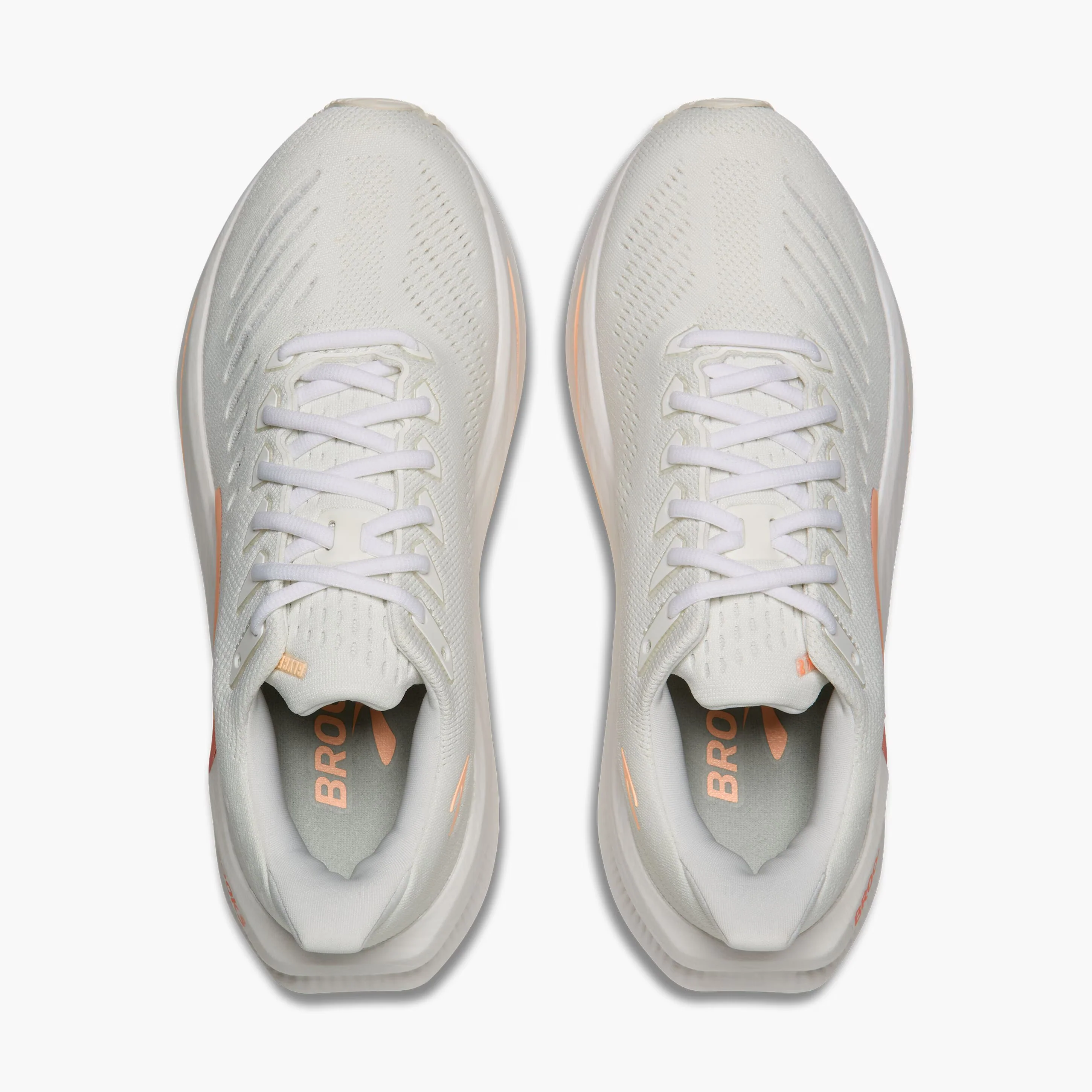 Brooks Womens Glycerin Max 2 - White/Coral/Peach - Neutral - SS26 - Image 4