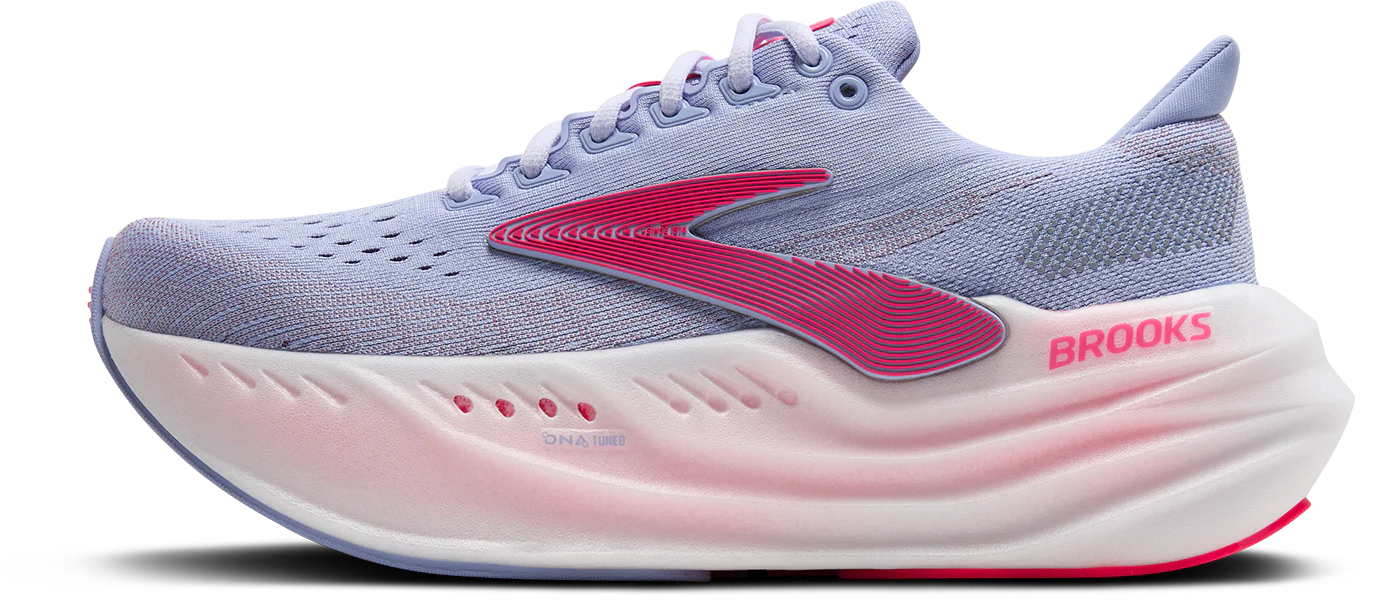 Brooks Womens Glycerin Max - Blue Heron/Diva Pink/White - Neutral - AW25 - Image 3