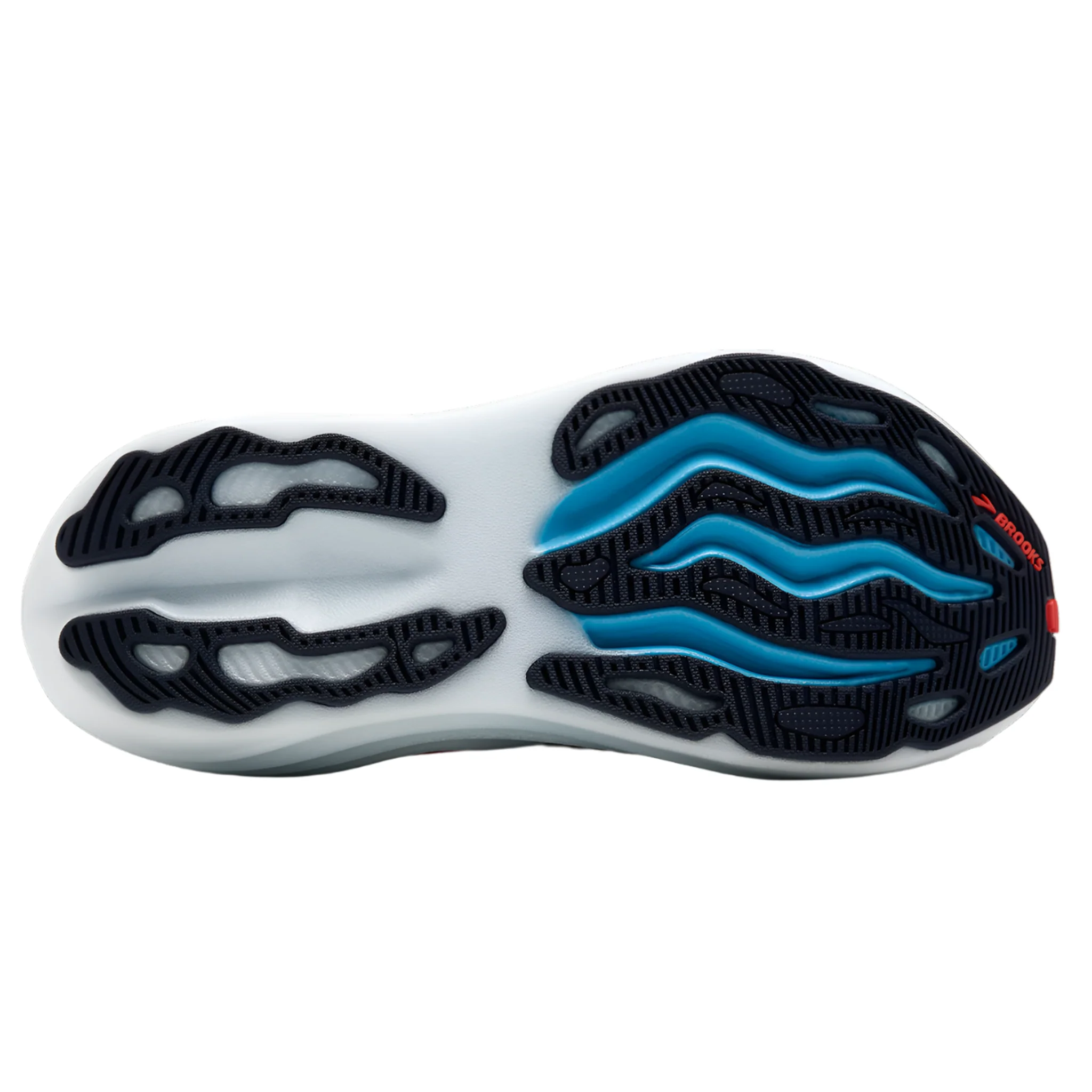 Brooks Womens Glycerin Max - Peacoat/Blue Ribbon/Hot Coral - Neutral - SS25 - Image 2