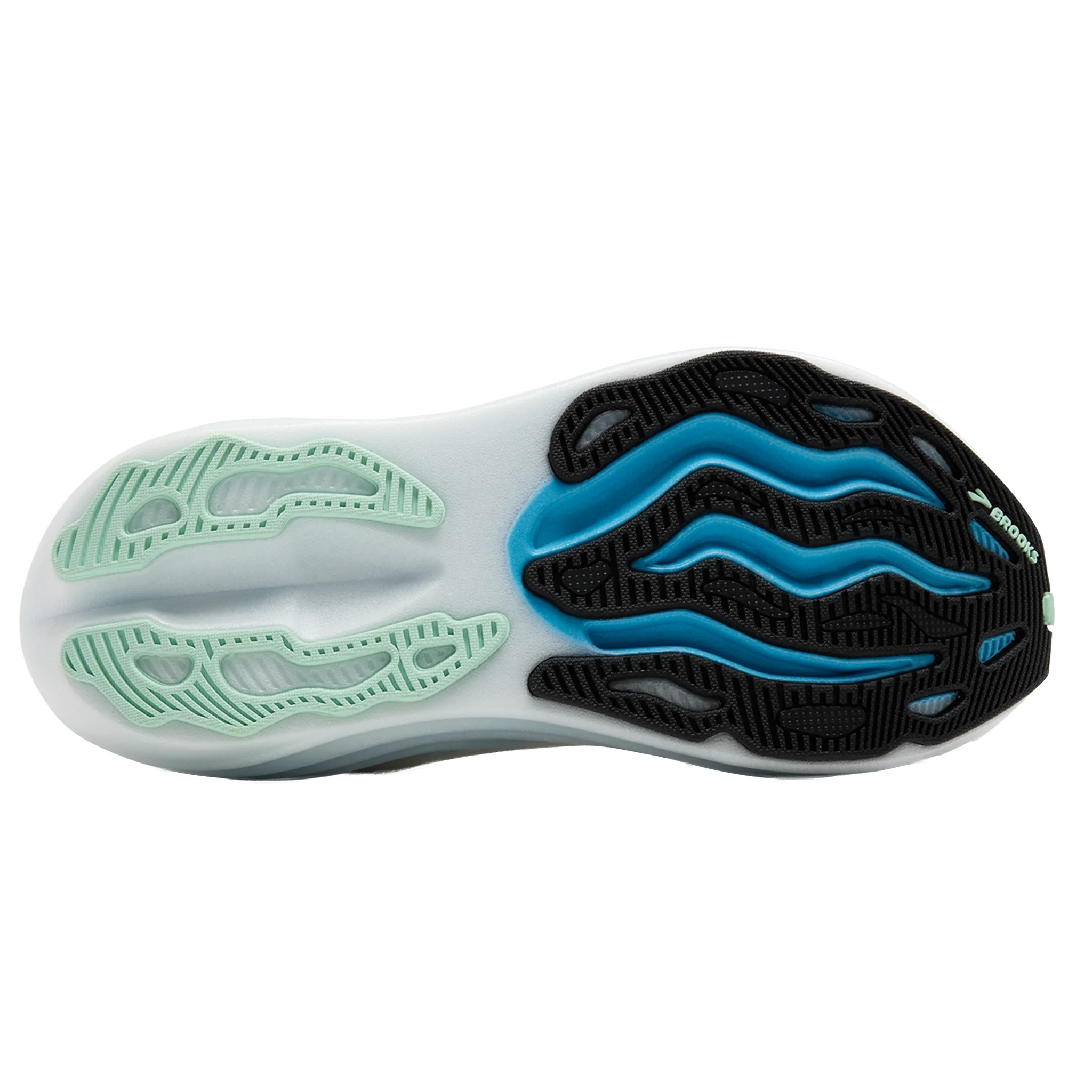 Brooks Womens Glycerin Max - Pearlized White/Bay - Neutral - SS25 - Image 2