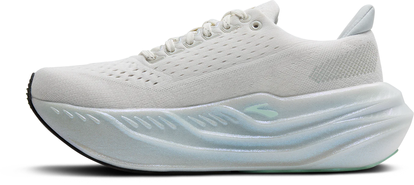 Brooks Womens Glycerin Max - Pearlized White/Bay - Neutral - SS25 - Image 6
