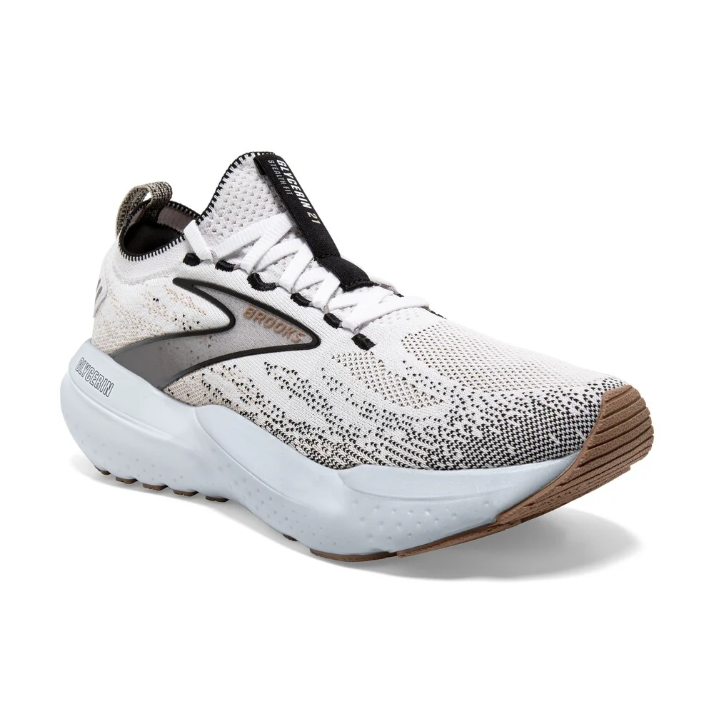 Brooks Womens Glycerin StealthFit GTS 21 - White/Grey/Black - Stability - Image 5