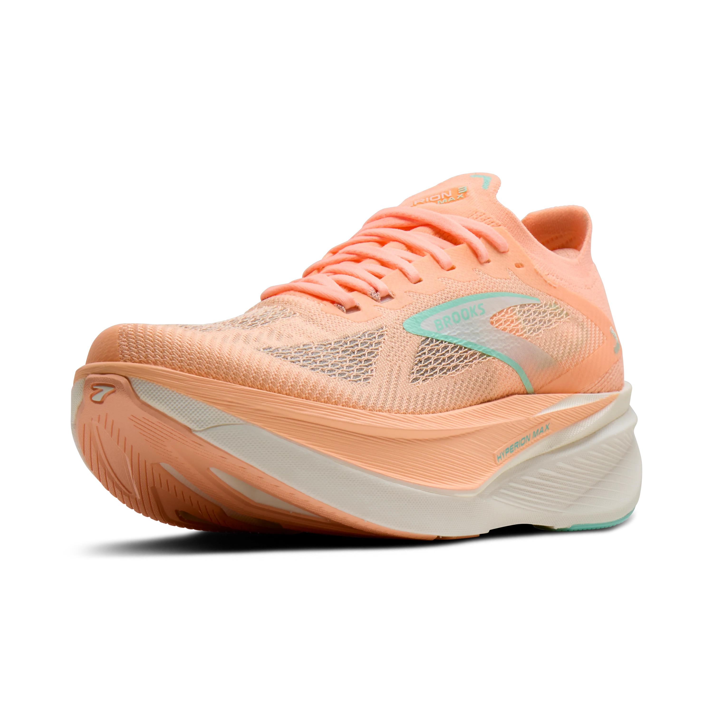 Brooks Womens Hyperion Max 3 - Coral/Yucca/Coconut - Neutral - SS26 - Image 8
