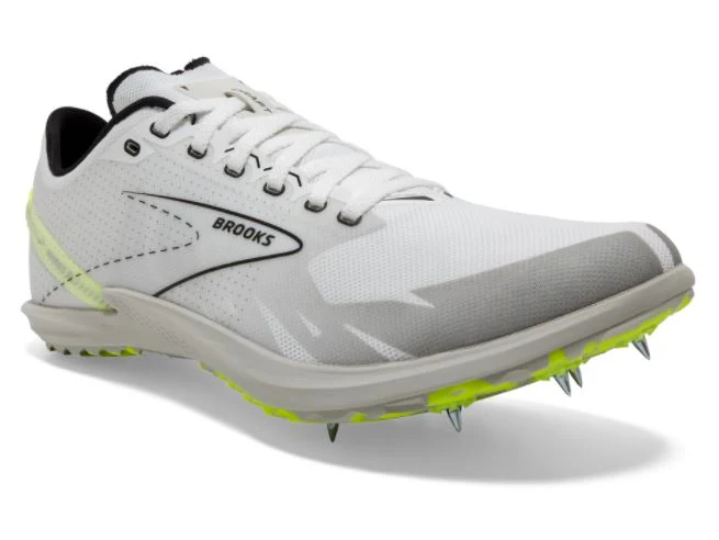 Brooks Draft XC Spikes - White/Black/Nightlife - Image 4