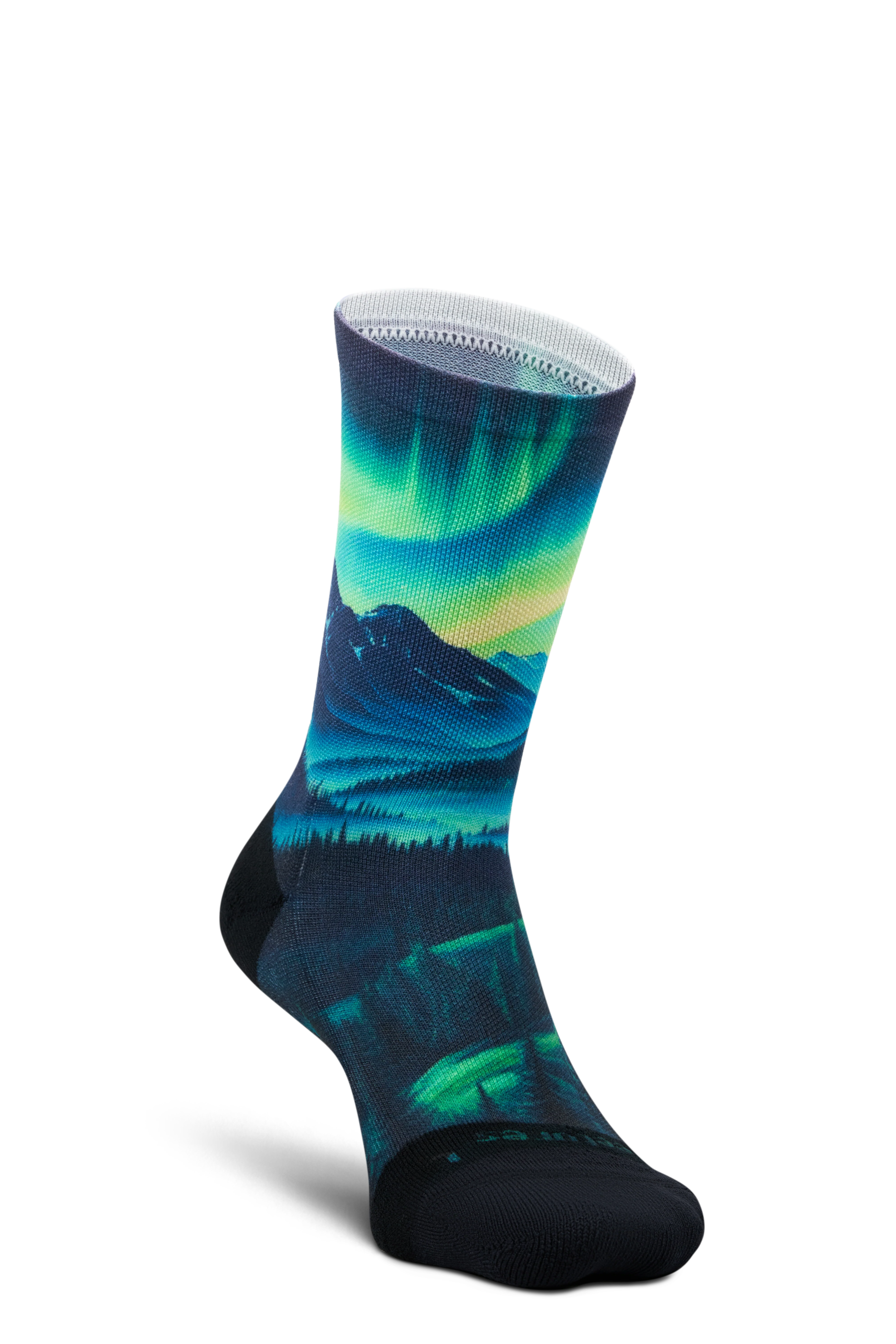 Feetures Elite Light Cushion Mini Crew - Landscape Ltd - Aurora Glow - SS26 - Image 4