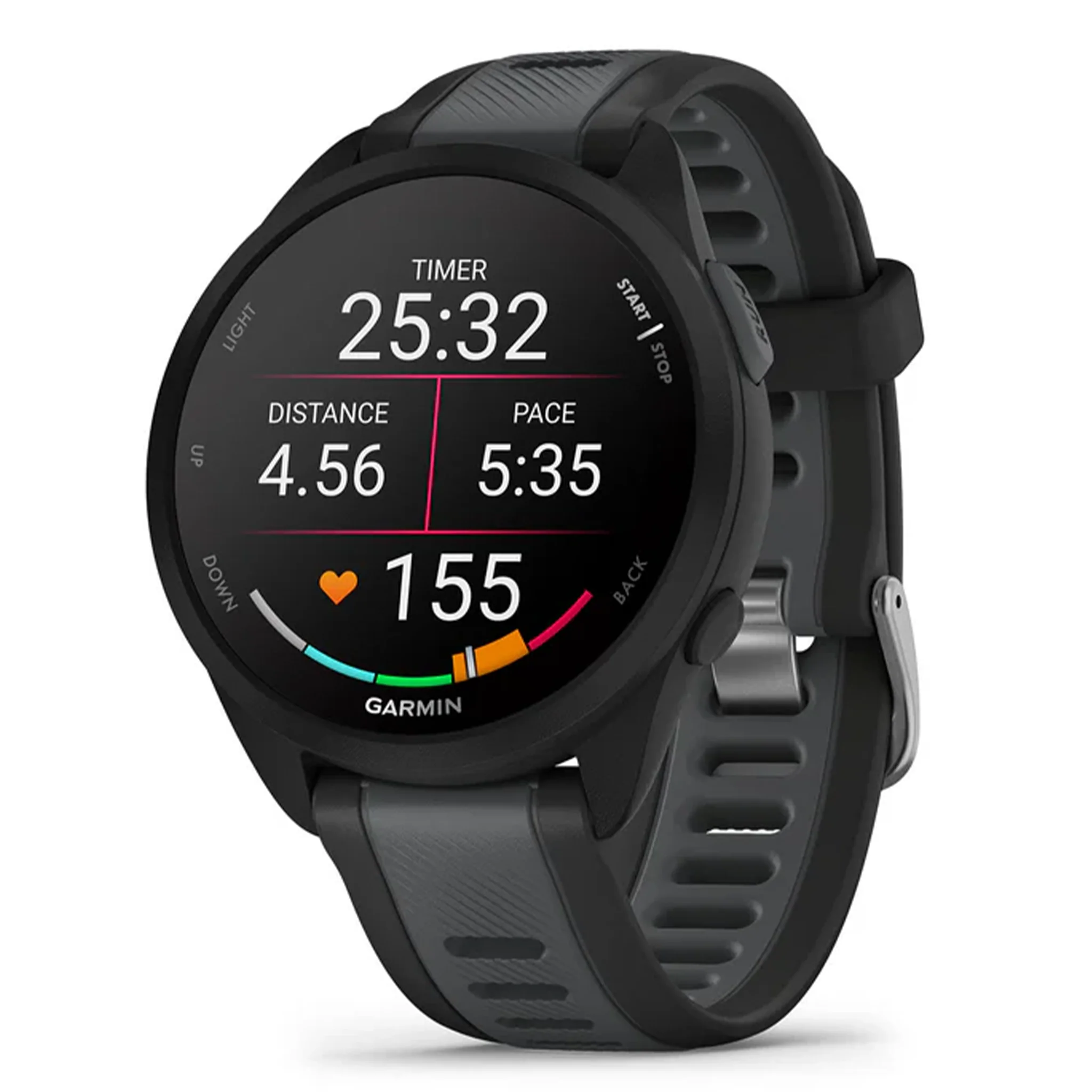Garmin Forerunner 165 Music - 43mm - Black/Slate Grey