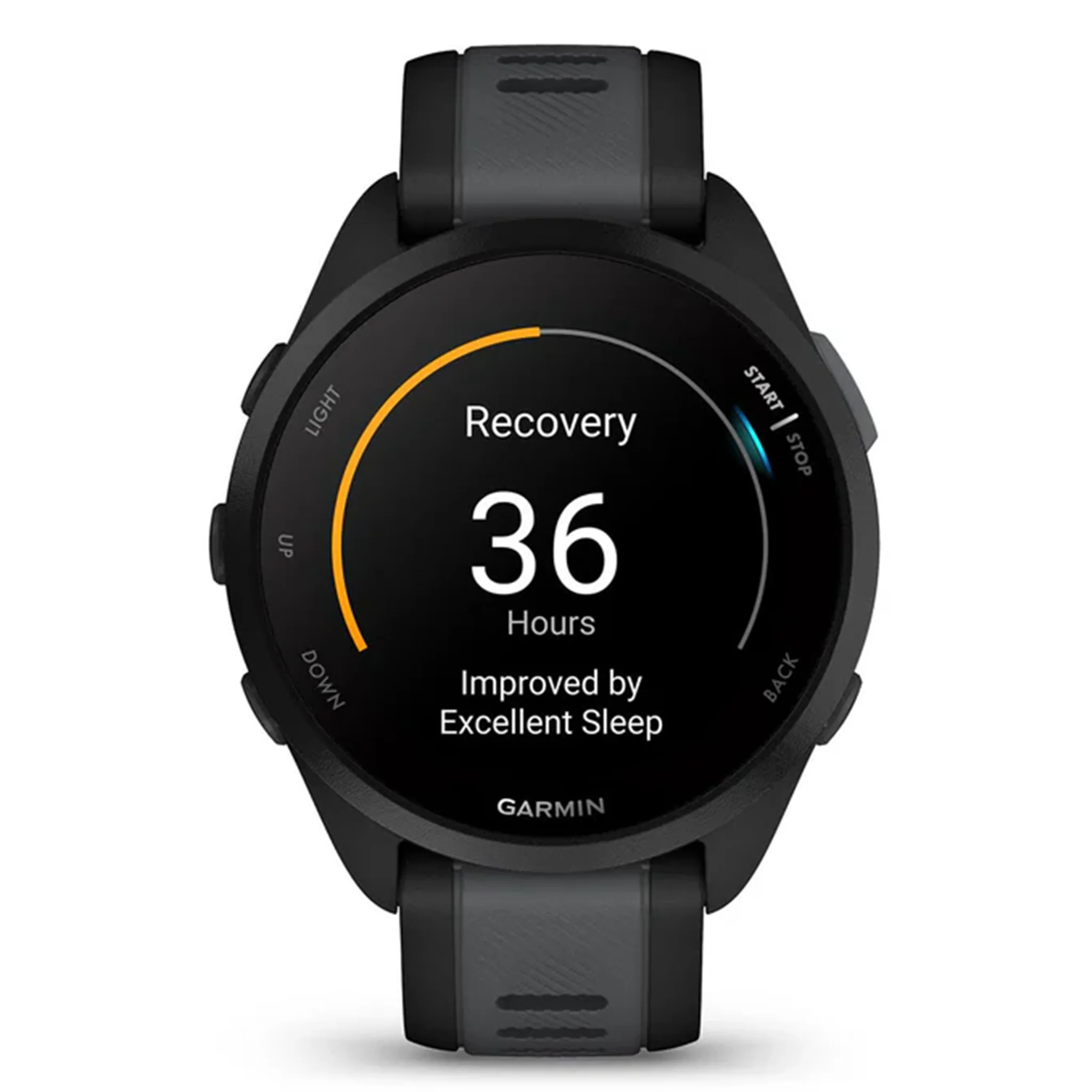 Garmin Forerunner 165 Music - 43mm - Black/Slate Grey - Image 3