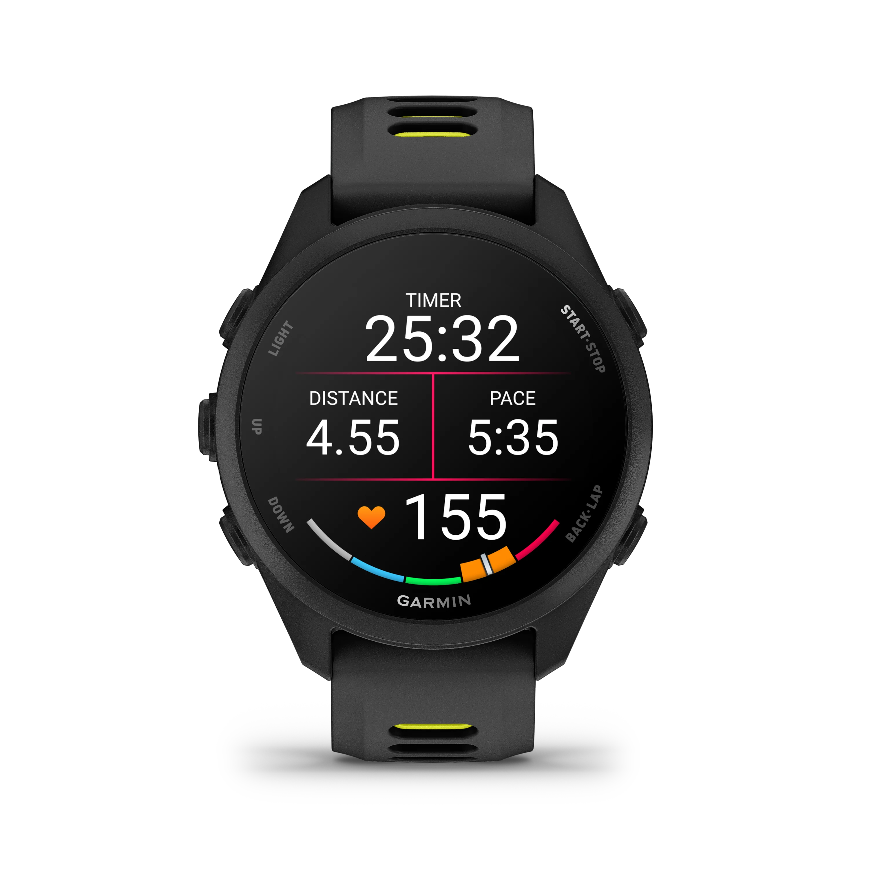 Garmin Forerunner 170 - 47mm - Black/Amp Yellow - Image 3