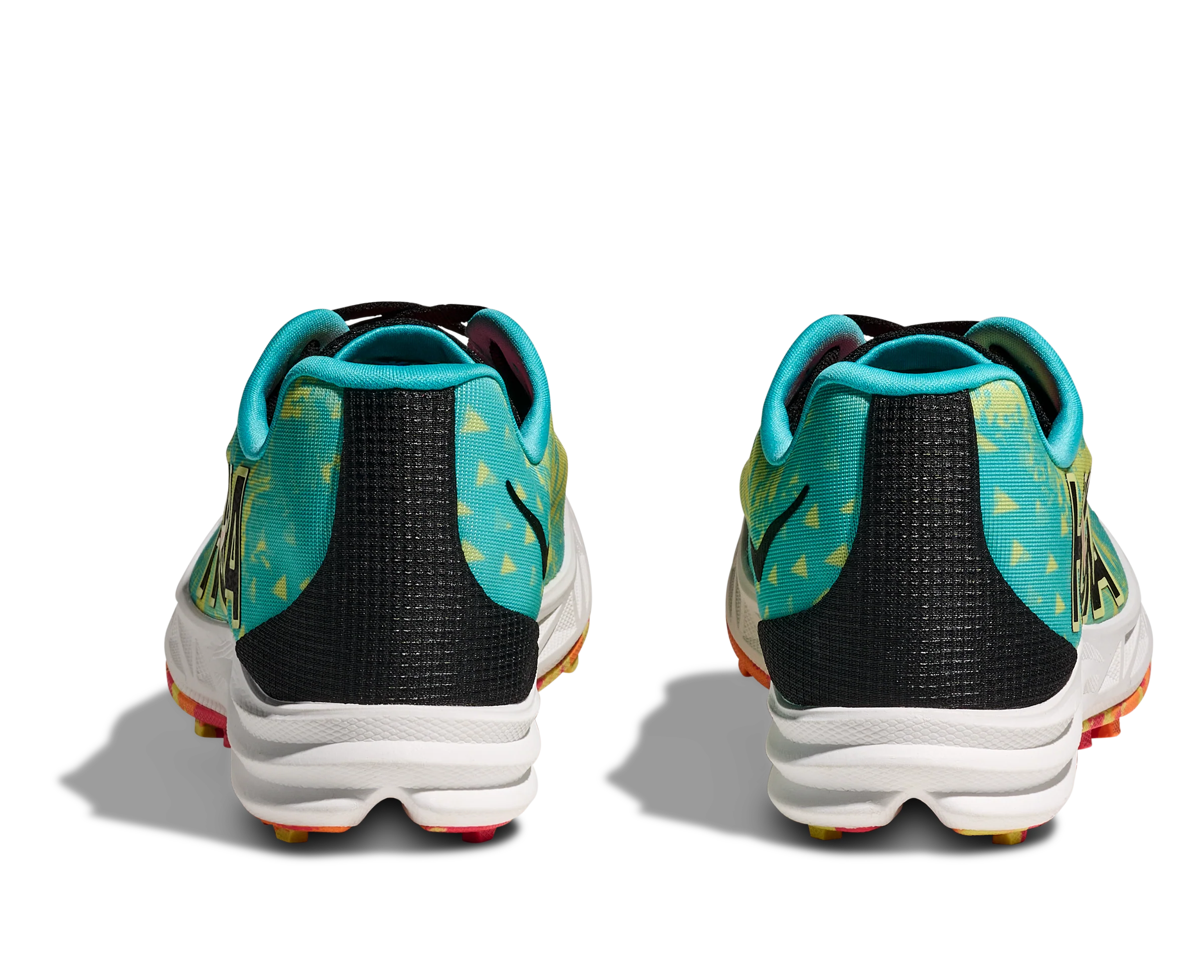 Hoka Crescendo Cross Country Spikes - Cielo Blue/Yuzu - AW25 - Image 6