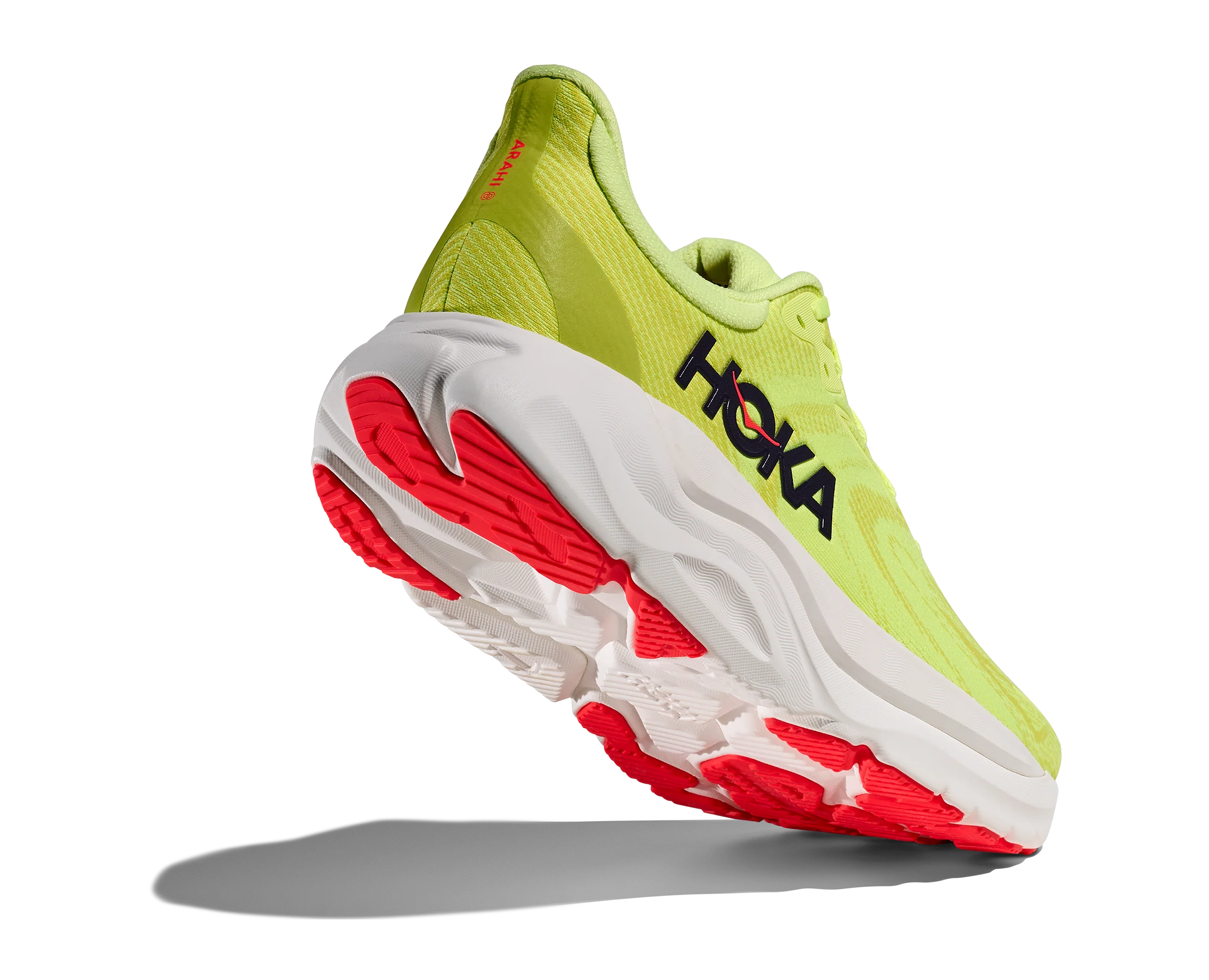 Hoka Mens Arahi 8 - Neon Yuzu/Neon Flame - Stability - SS26 - Image 3