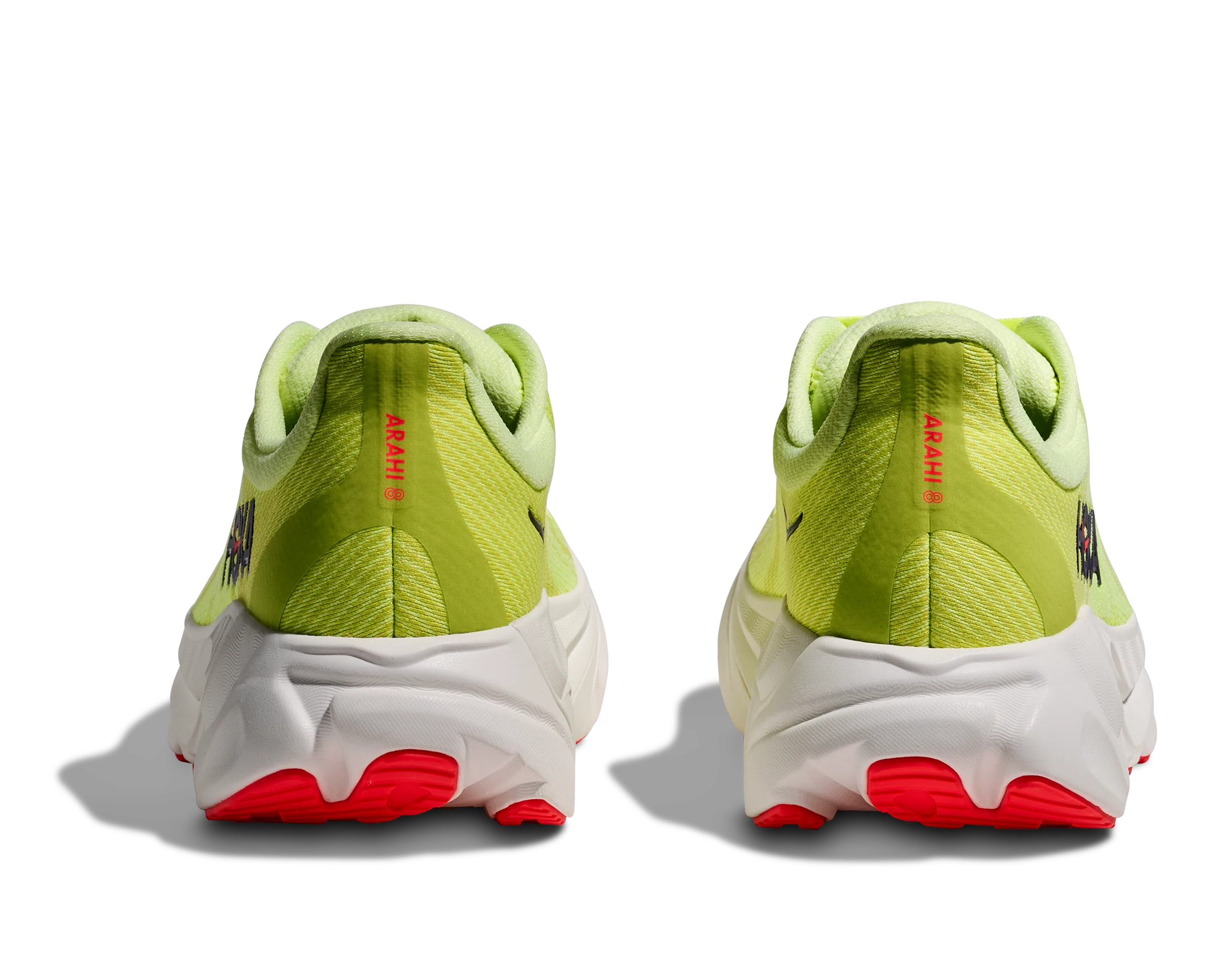 Hoka Mens Arahi 8 - Neon Yuzu/Neon Flame - Stability - SS26 - Image 6