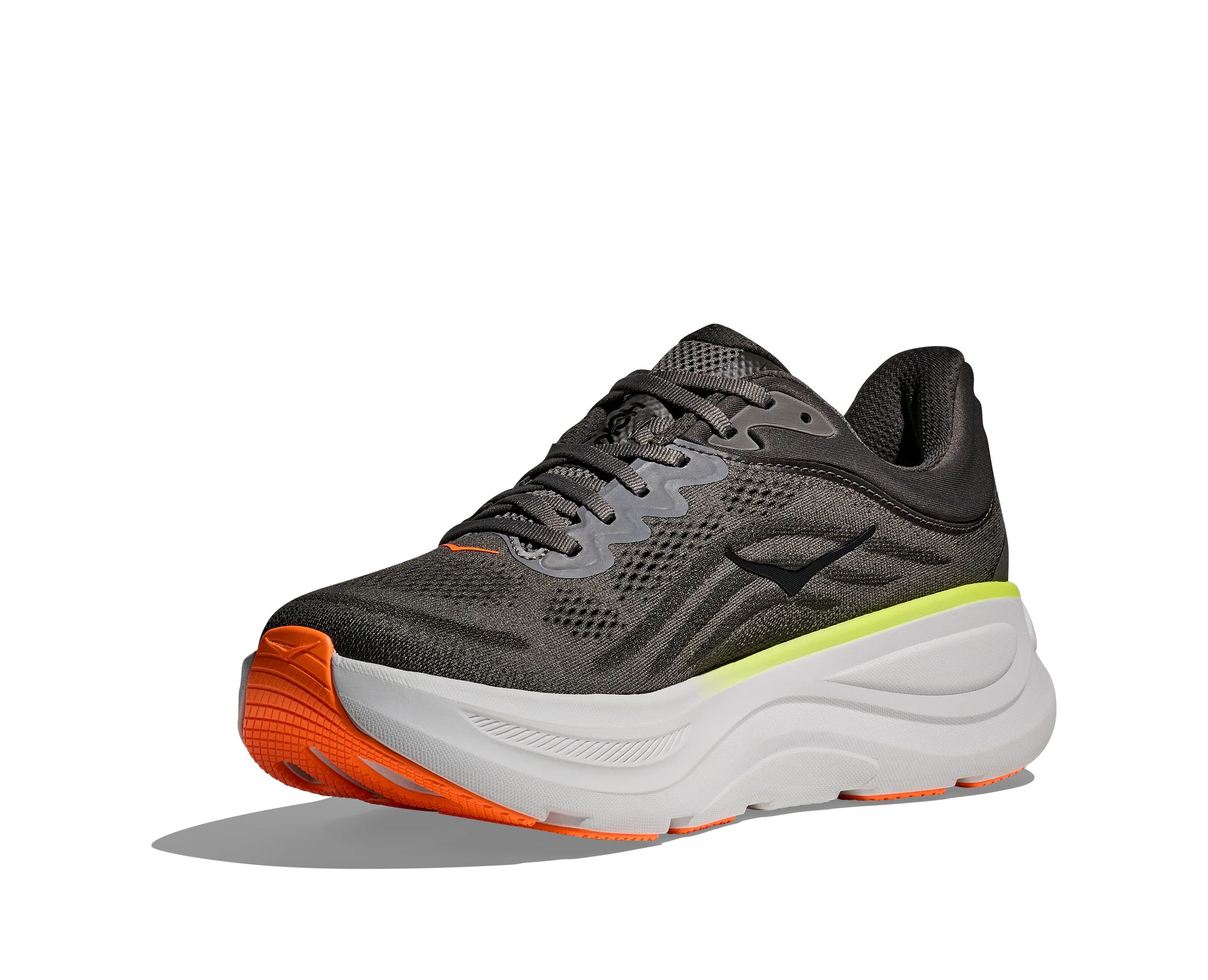 Hoka Mens Bondi 9 - Asphalt Grey/Gravel - Neutral - AW25 - Image 4
