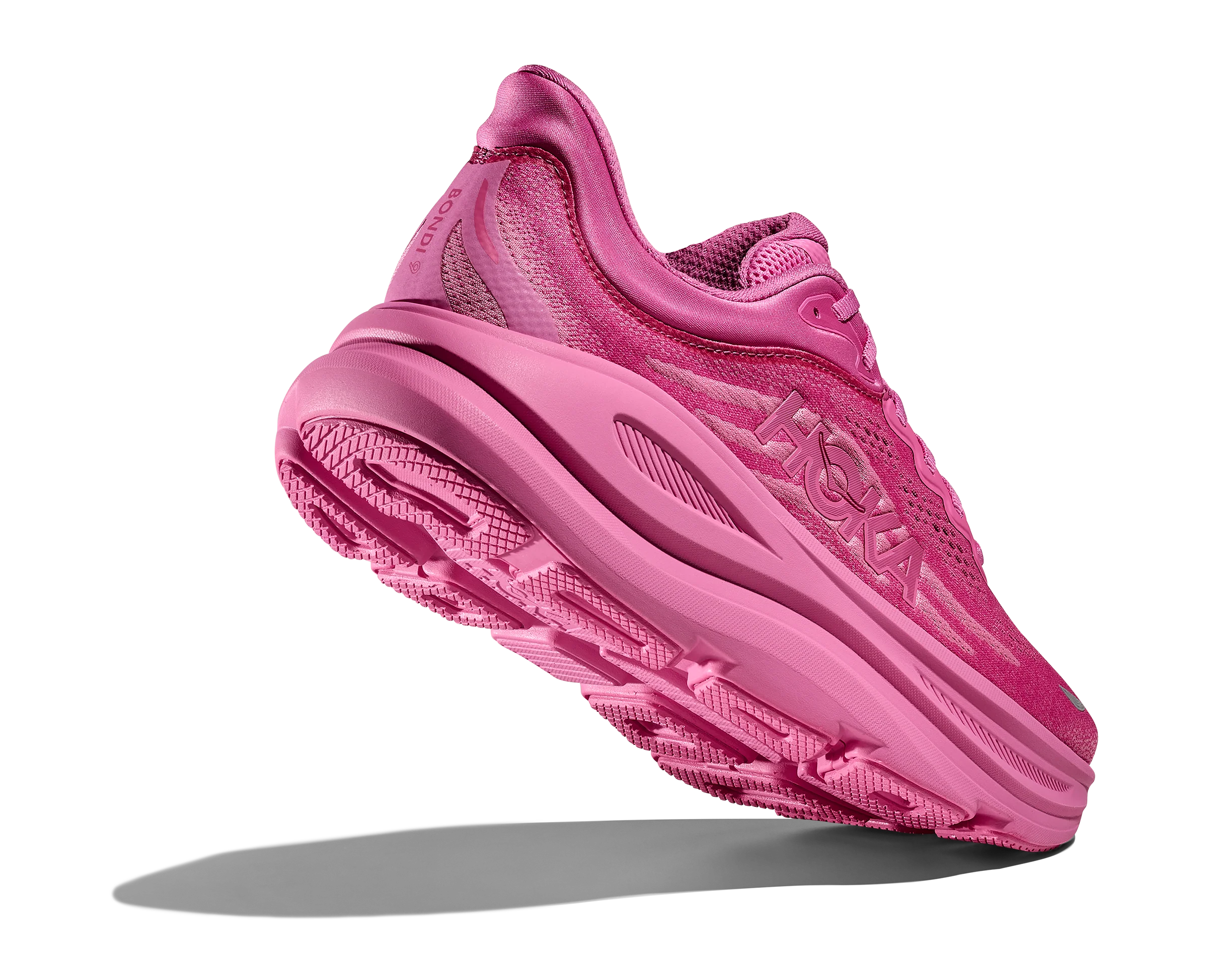 Hoka Mens Bondi 9 - Crabapple/Crabapple - Neutral - SS26 - Image 3