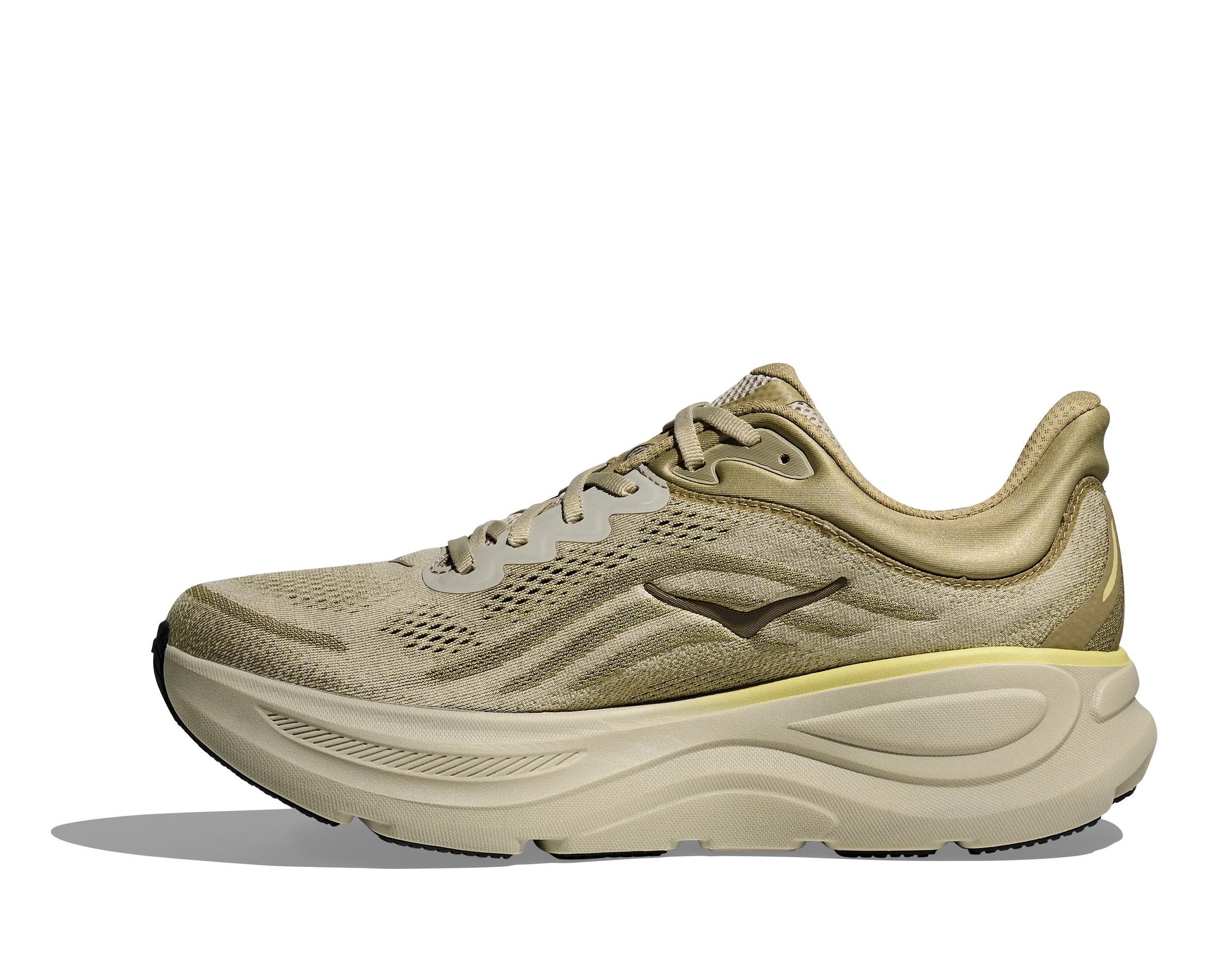 Hoka Mens Bondi 9 - Grassland/Oyster Mushroom - Neutral - AW25 - Image 3