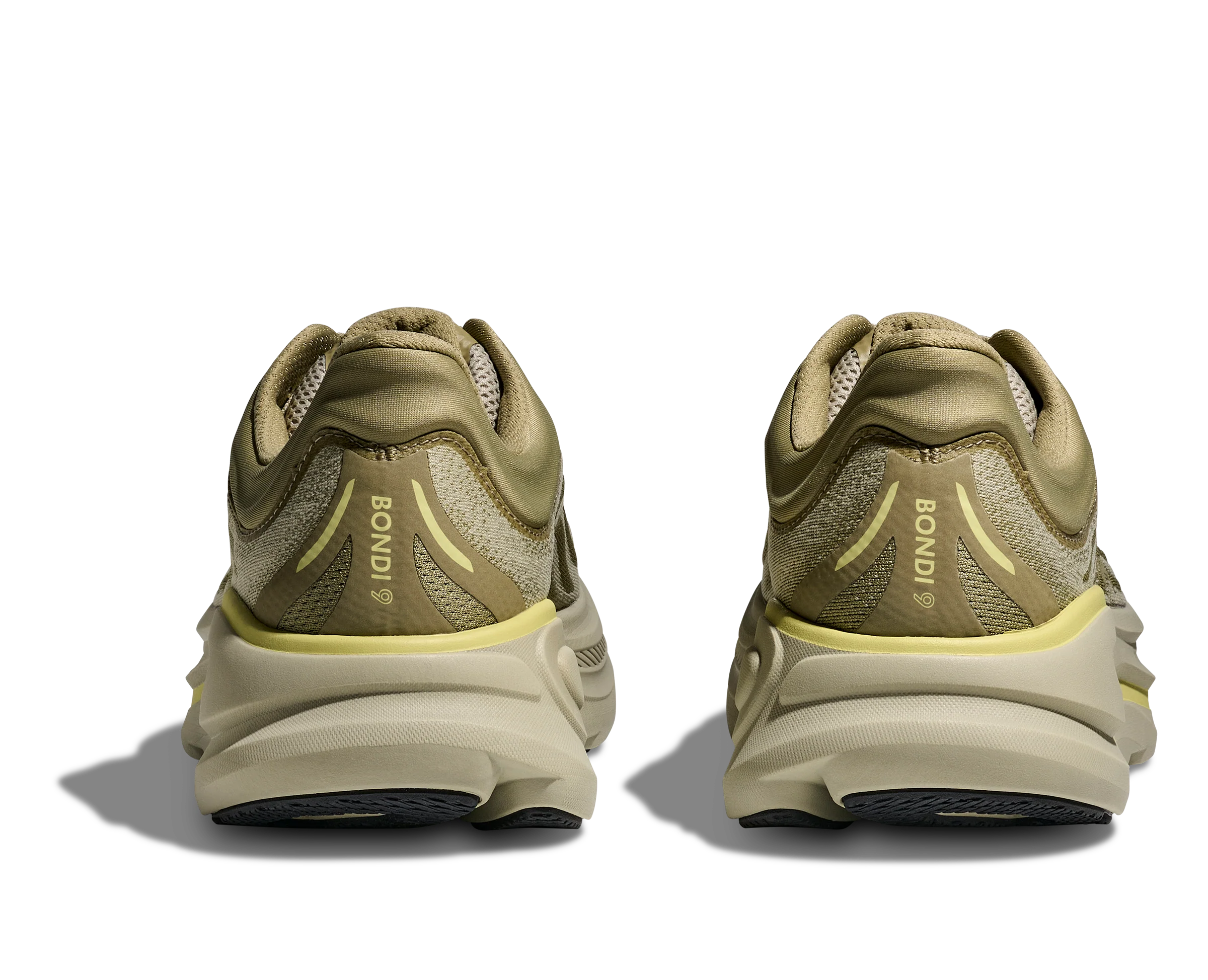 Hoka Mens Bondi 9 - Grassland/Oyster Mushroom - Neutral - AW25 - Image 9