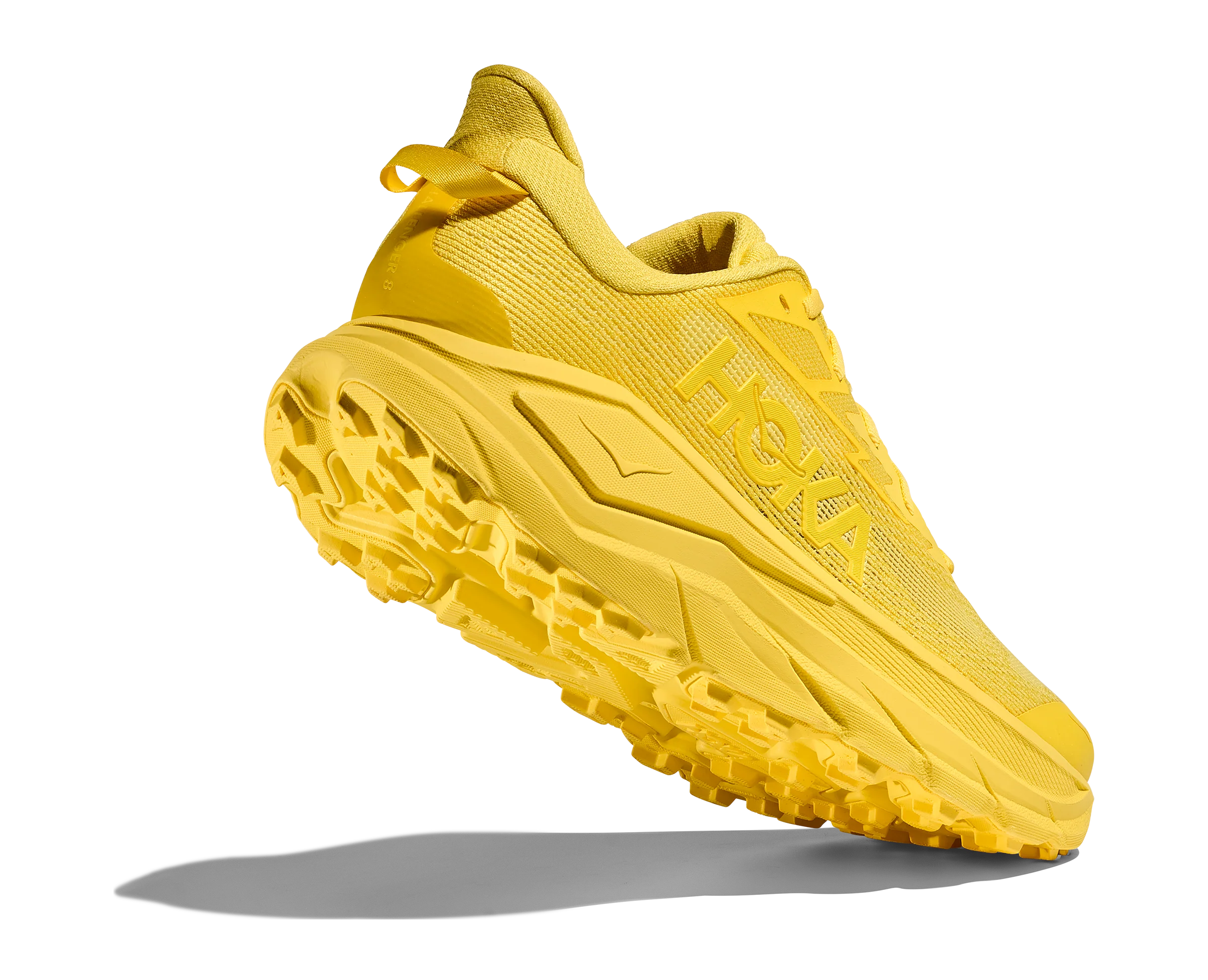 Hoka Mens Challenger 8 - Electric Lemon/Electric Lemon - Trail - SS26 - Image 3