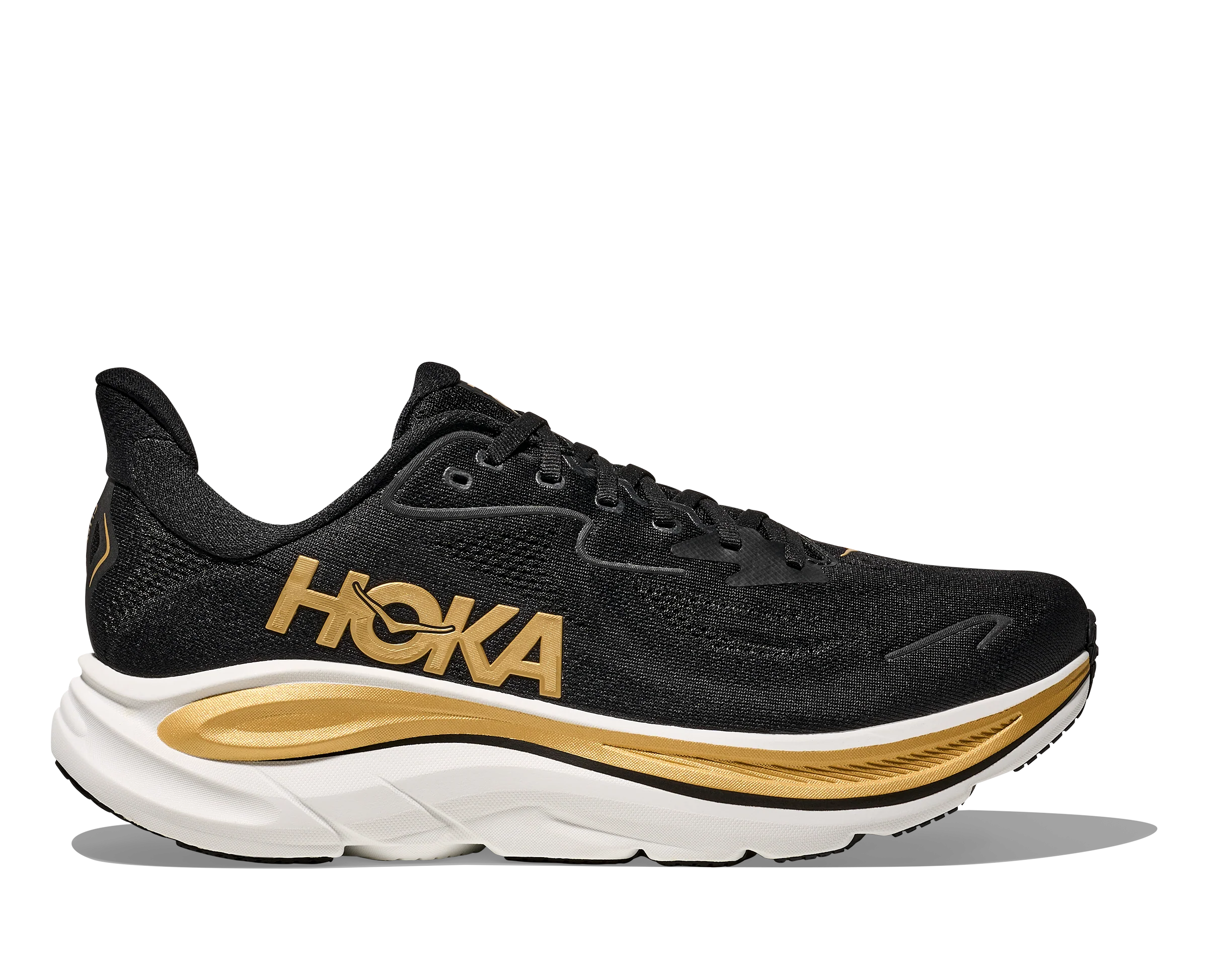 Hoka Mens Clifton 10 - Koshi Tan-Tan Black/Gold - Neutral - SS26 - Image 6
