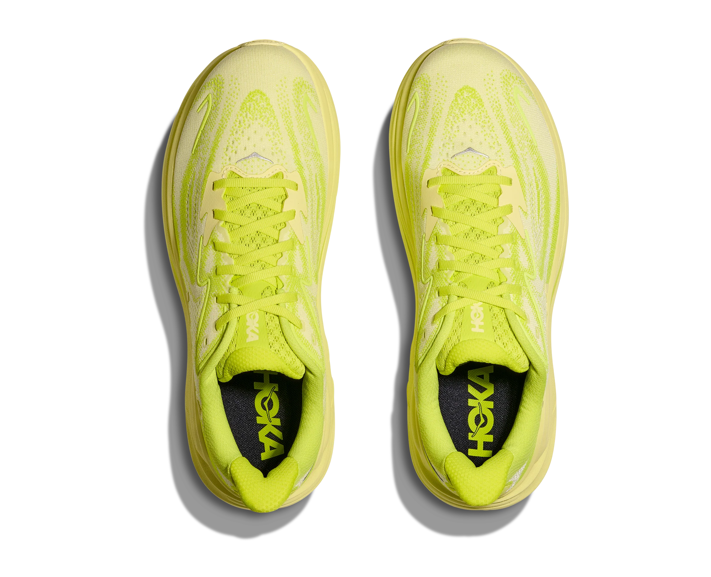 Hoka Mens Clifton 10 - Neon Hoka Citrus/Sunlight - Neutral - AW25 - Image 3