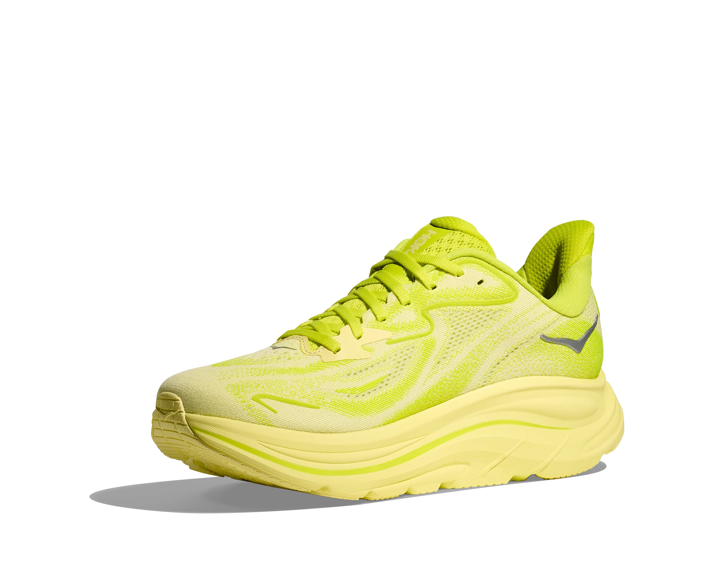 Hoka Mens Clifton 10 - Neon Hoka Citrus/Sunlight - Neutral - AW25 - Image 4