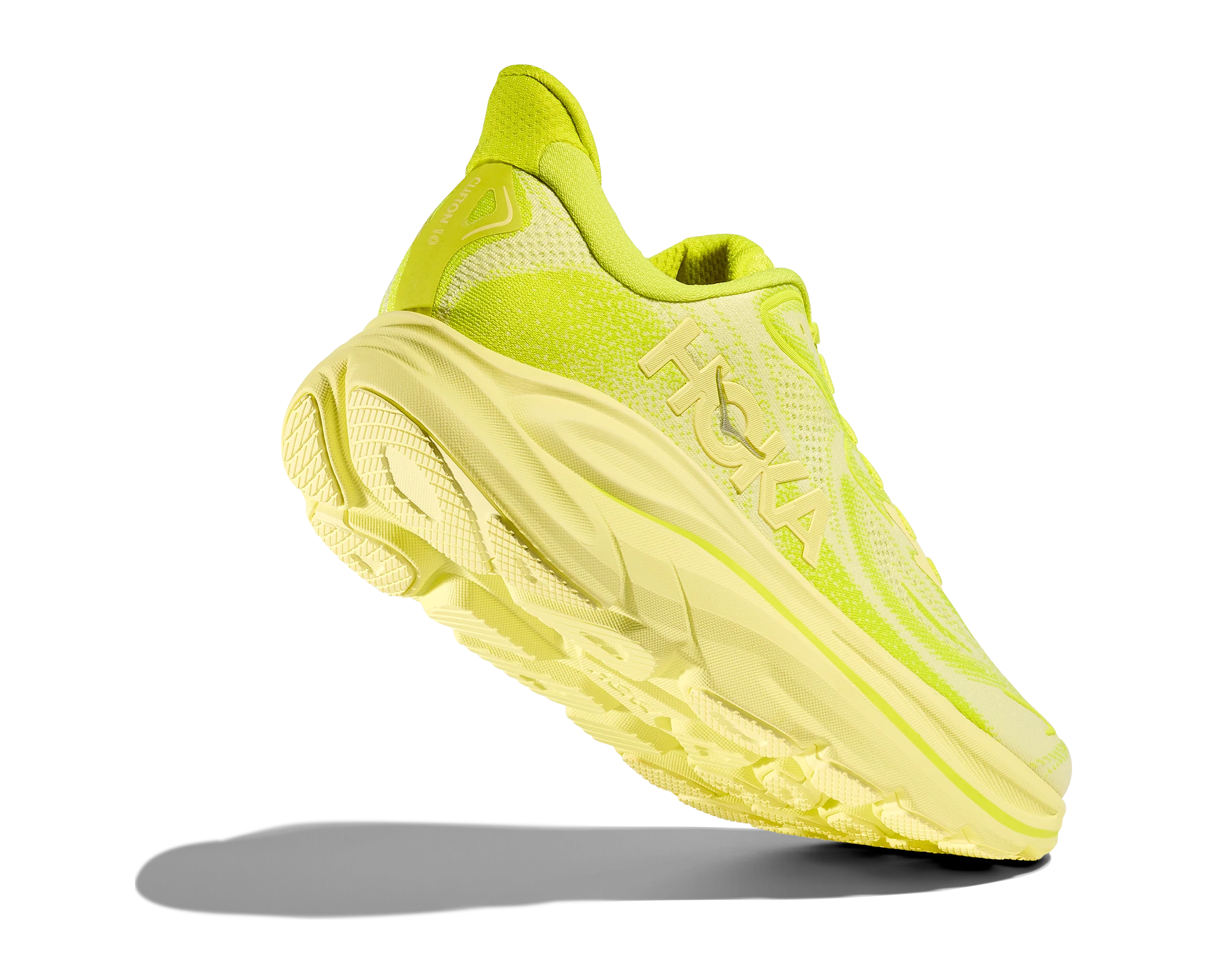 Hoka Mens Clifton 10 - Neon Hoka Citrus/Sunlight - Neutral - AW25 - Image 5