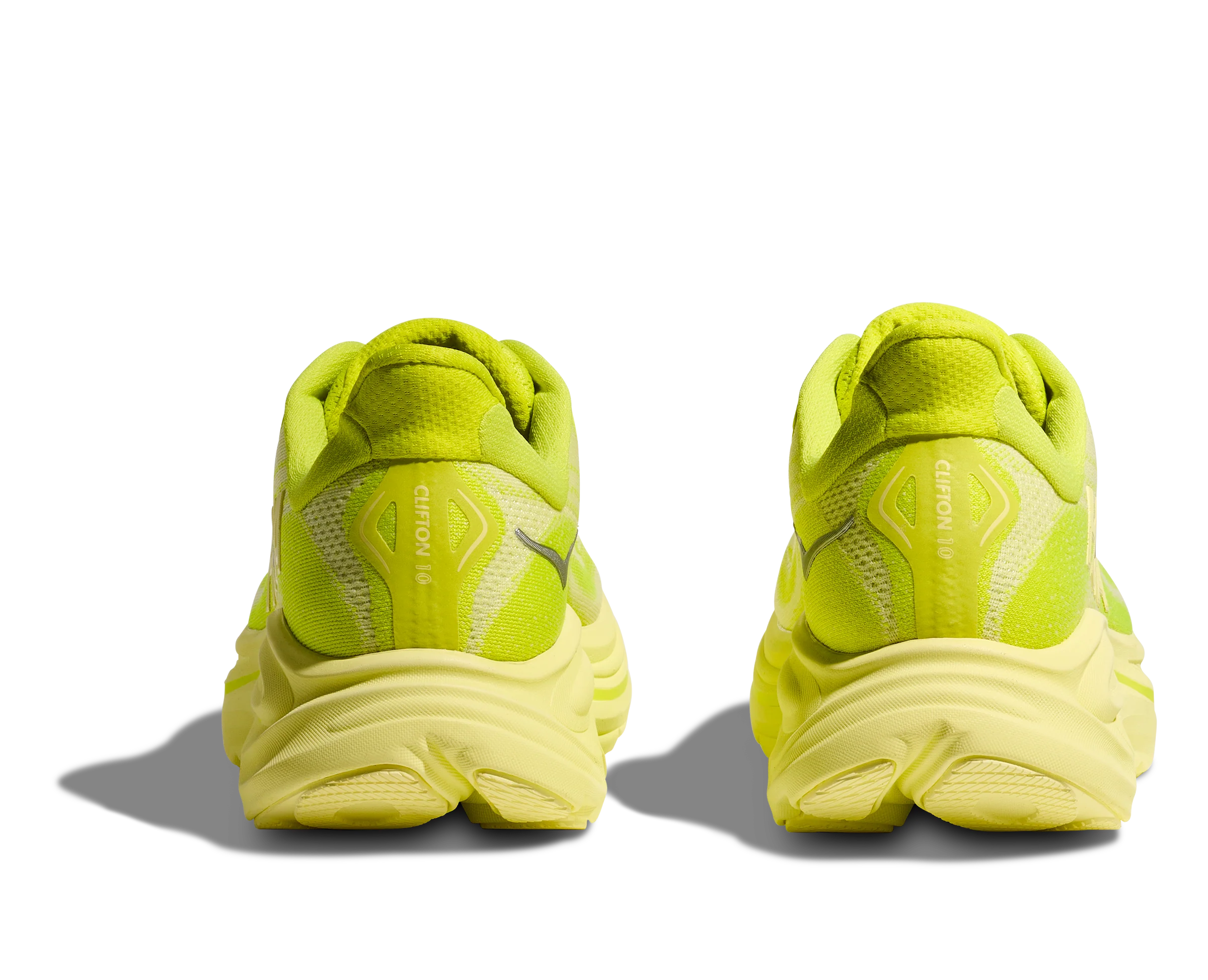 Hoka Mens Clifton 10 - Neon Hoka Citrus/Sunlight - Neutral - AW25 - Image 6