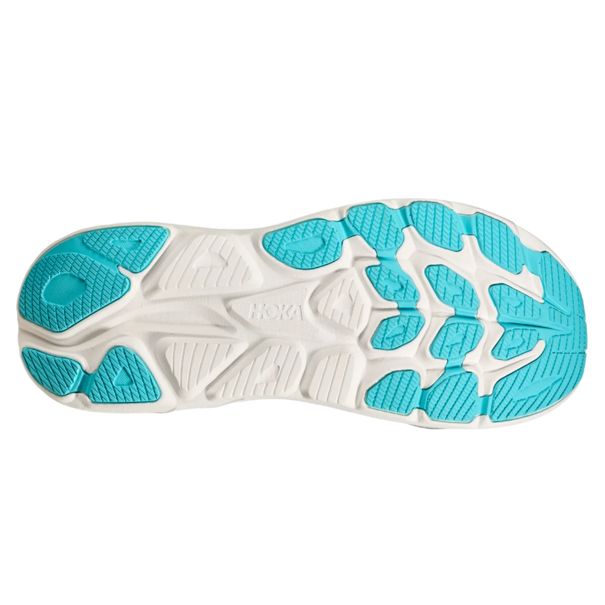 Hoka Mens Clifton 10 - White/Skyward Blue - Neutral - SS25 - Image 2