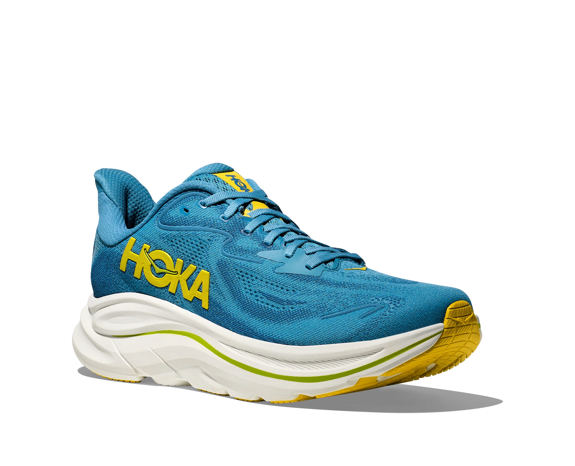 Hoka Mens Clifton 10 Wide - 2E Width - Alpine Blue/Foggy Night - Neutral - AW25 - Image 5