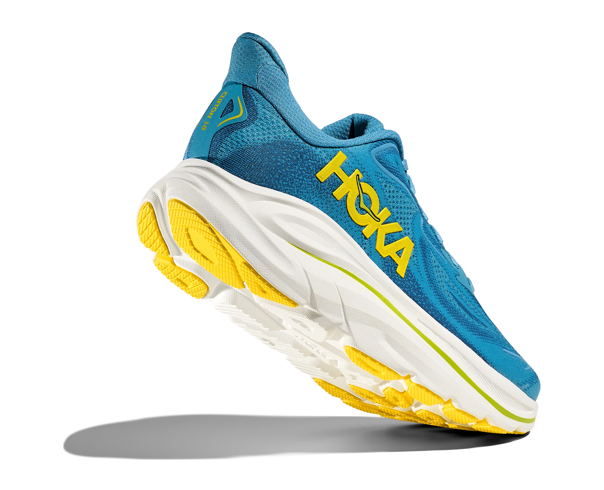 Hoka Mens Clifton 10 Wide - 2E Width - Alpine Blue/Foggy Night - Neutral - AW25 - Image 6