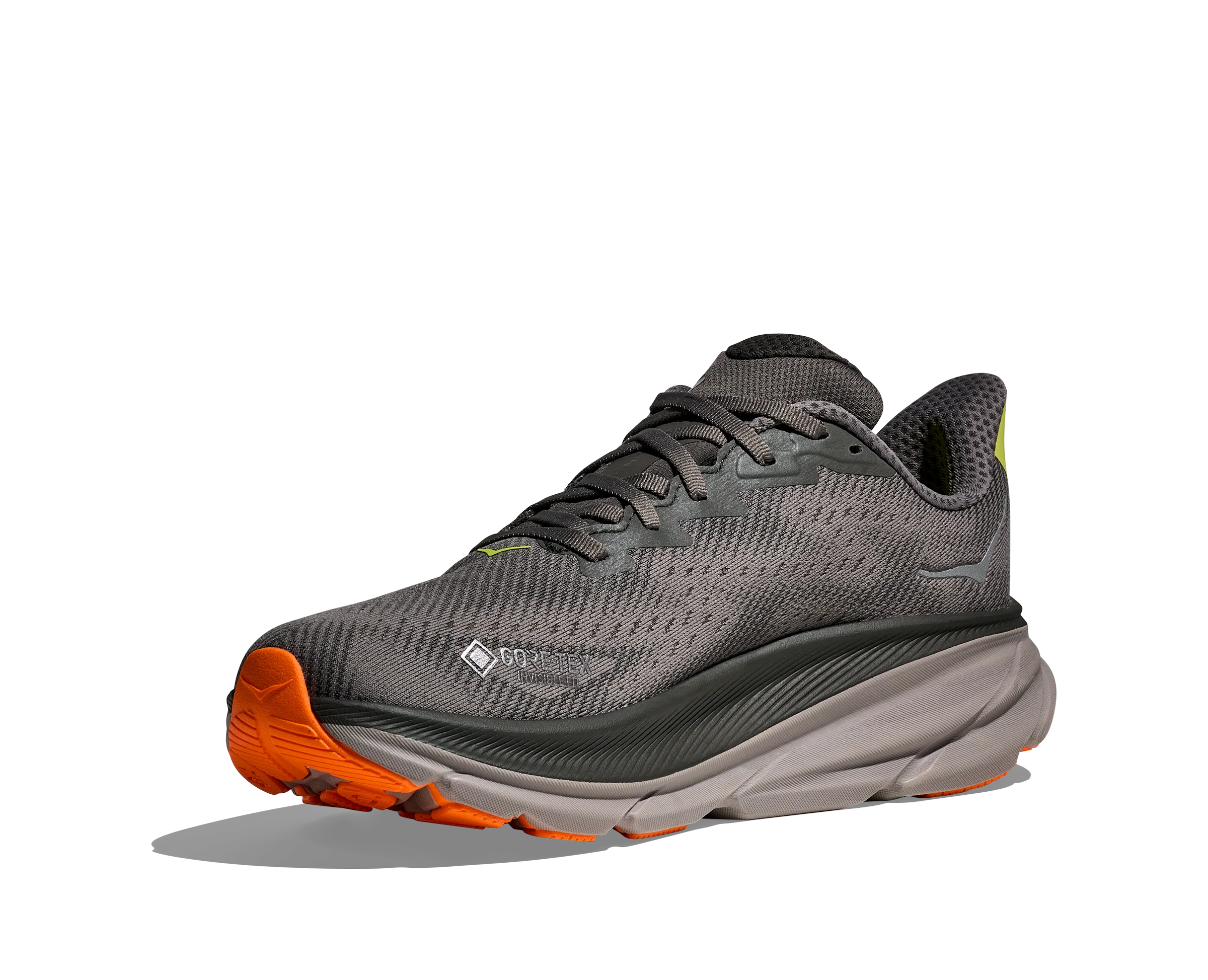 Hoka Mens Clifton 9 GTX - Asphalt Grey/Gravel - Neutral - AW25 - Image 4