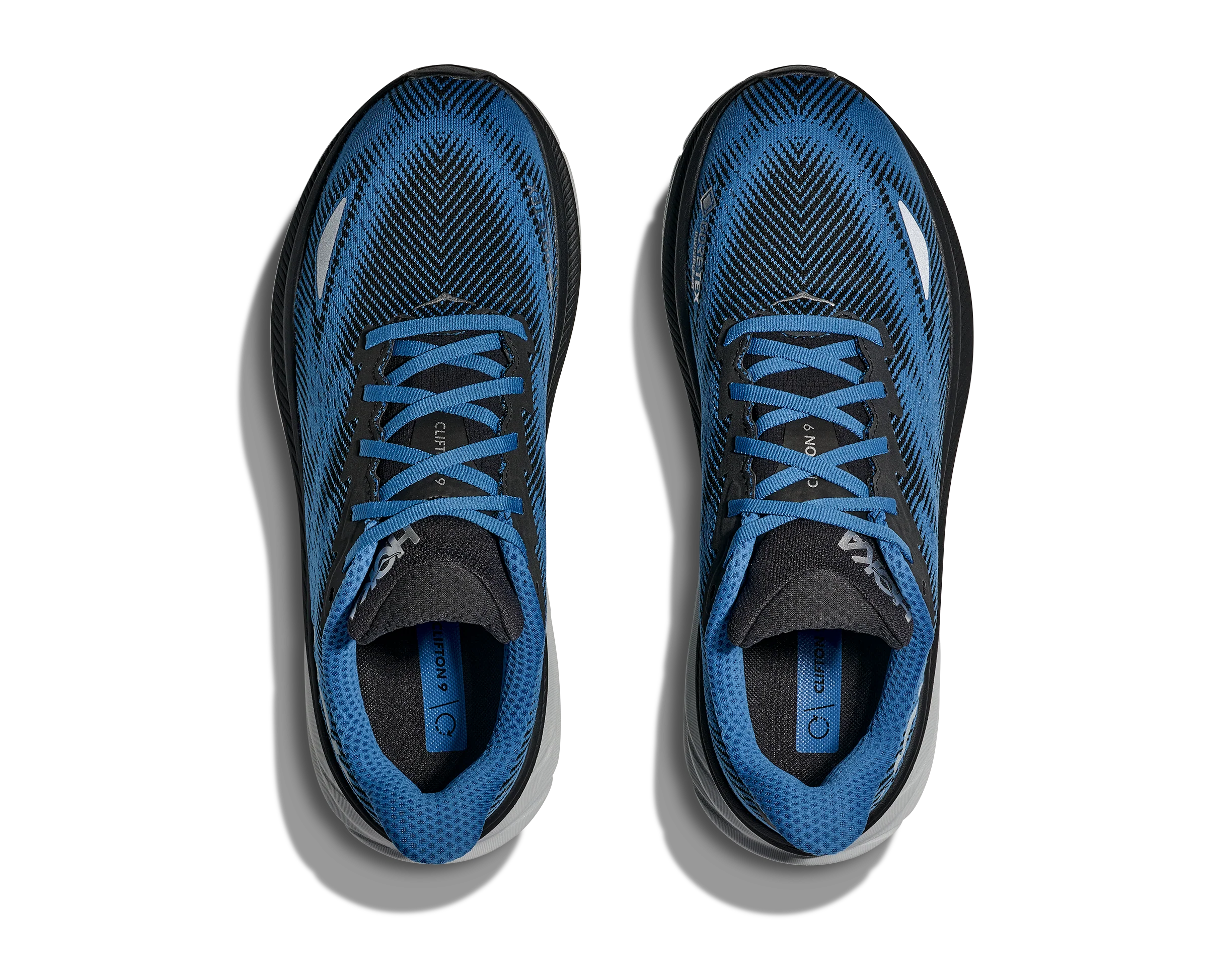 Hoka Mens Clifton 9 GTX - Black/Foggy Night - Neutral - AW25 - Image 3