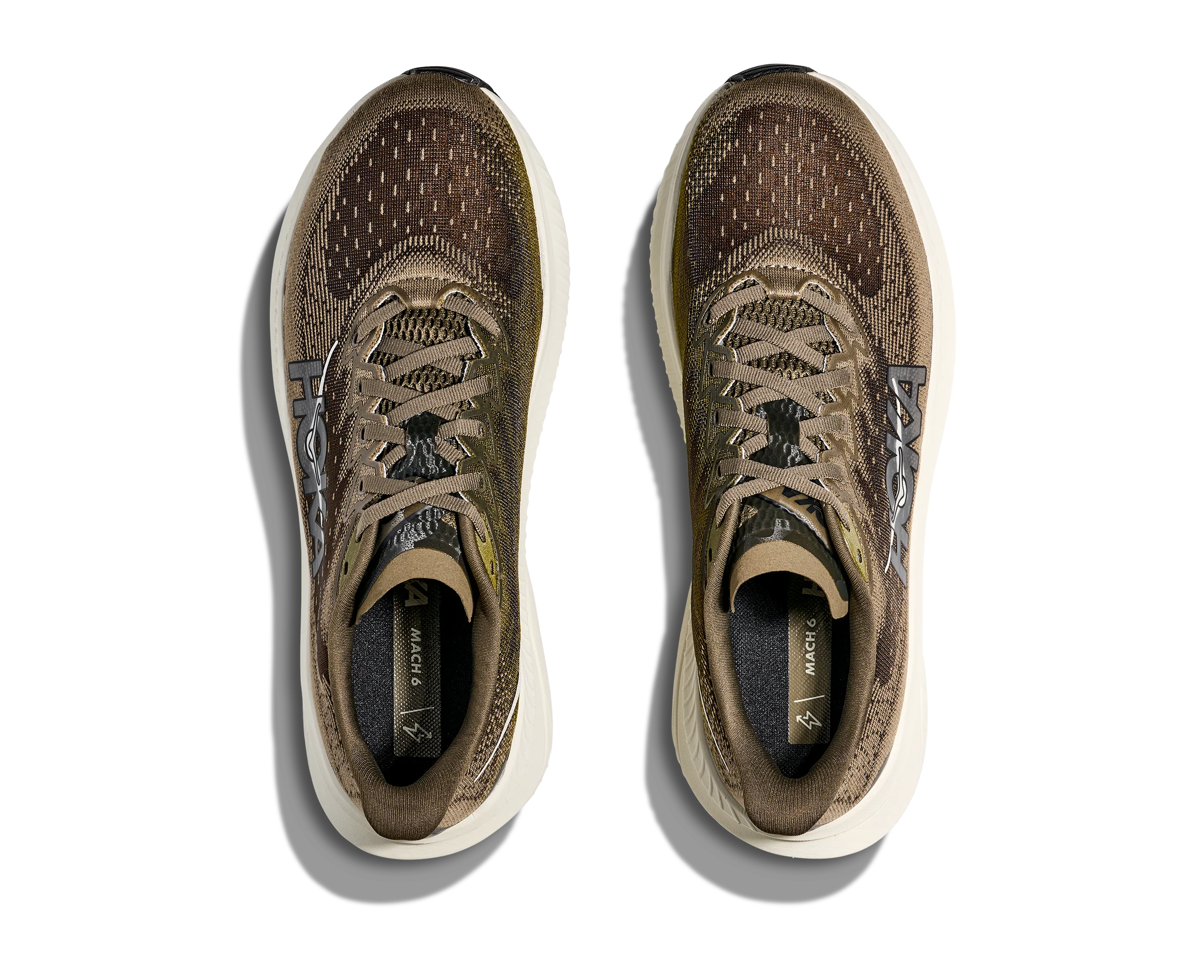 Hoka Mens Mach 6 - Antique Olive/Truffle Salt - Neutral - AW25 - Image 4