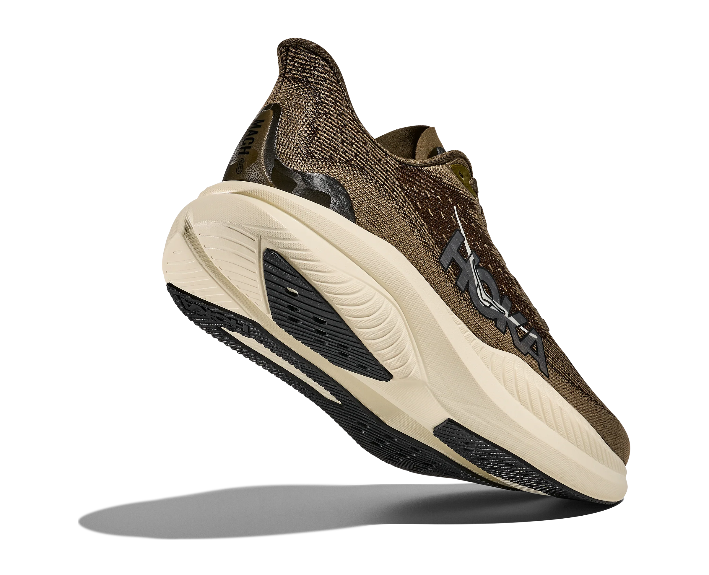 Hoka Mens Mach 6 - Antique Olive/Truffle Salt - Neutral - AW25 - Image 7