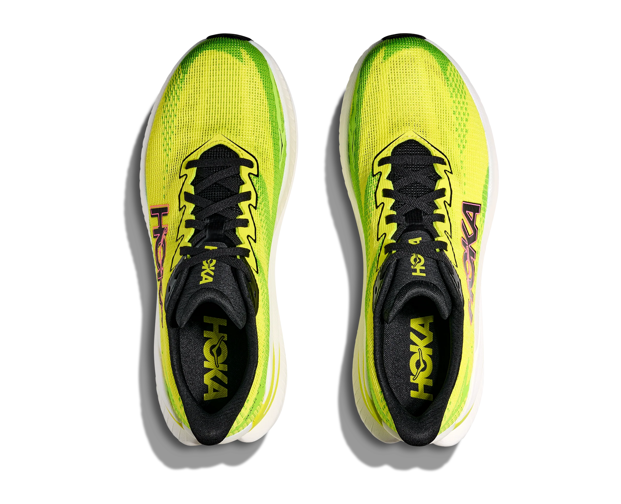Hoka Mens Mach X 3 - Neon Hoka Citrus/Neon Lime - Neutral - AW25 - Image 4