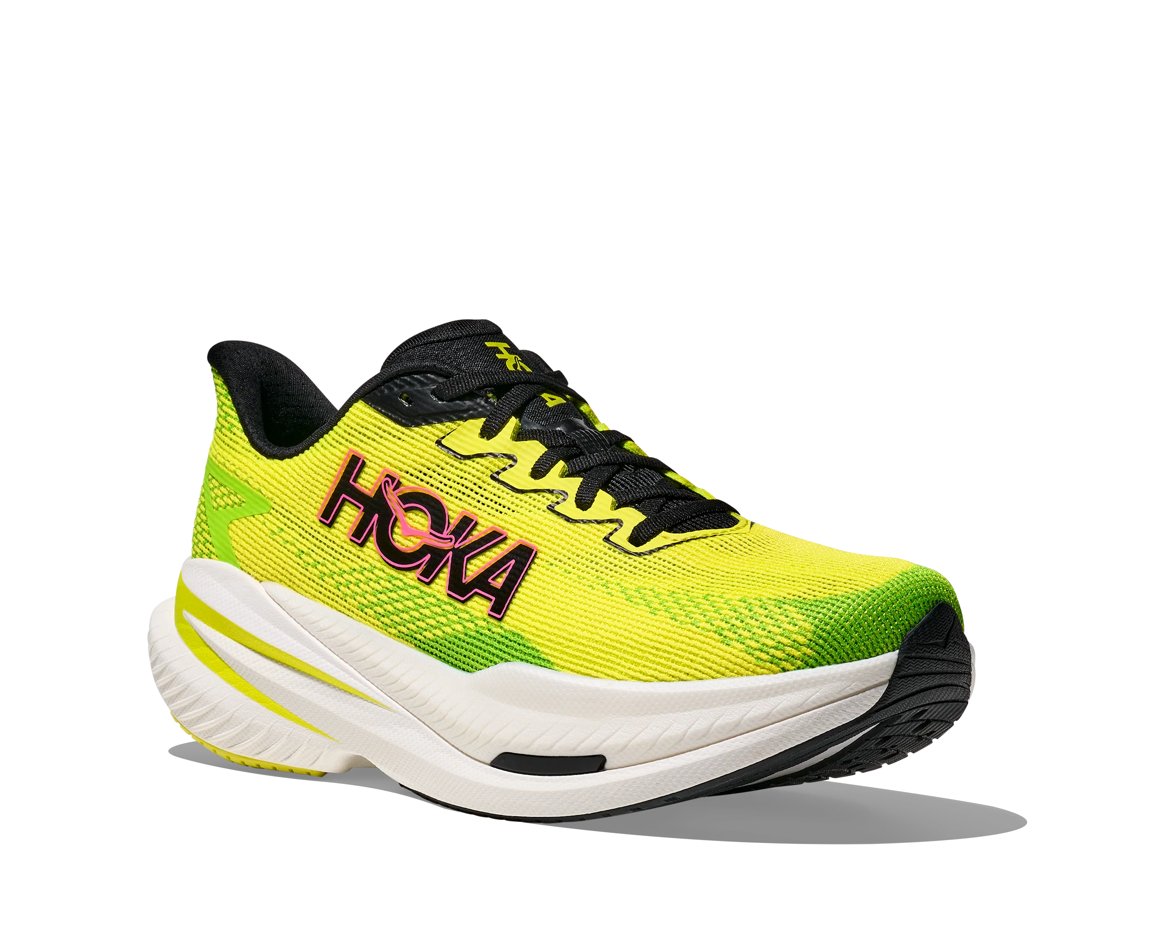 Hoka Mens Mach X 3 - Neon Hoka Citrus/Neon Lime - Neutral - AW25 - Image 5