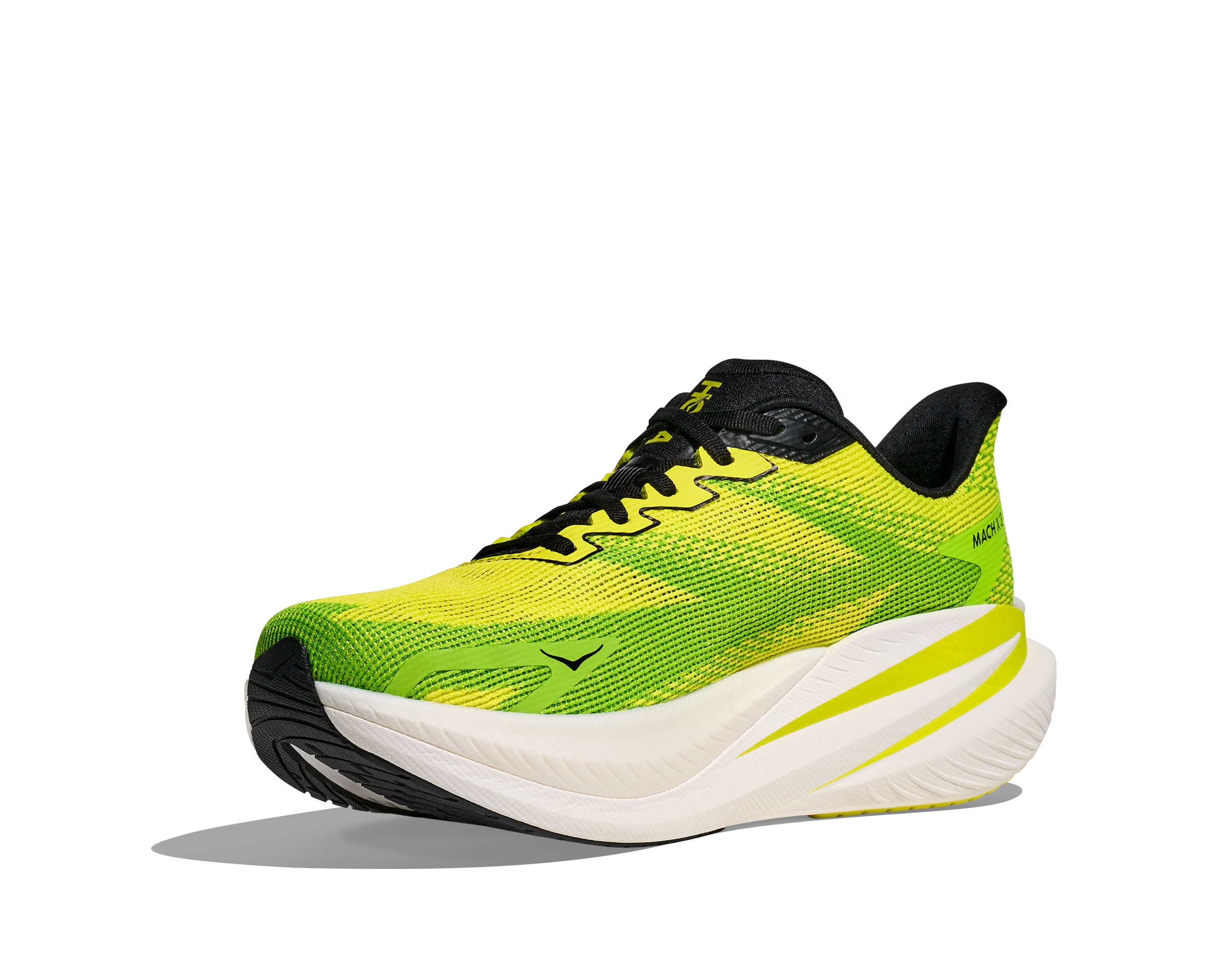 Hoka Mens Mach X 3 - Neon Hoka Citrus/Neon Lime - Neutral - AW25 - Image 6
