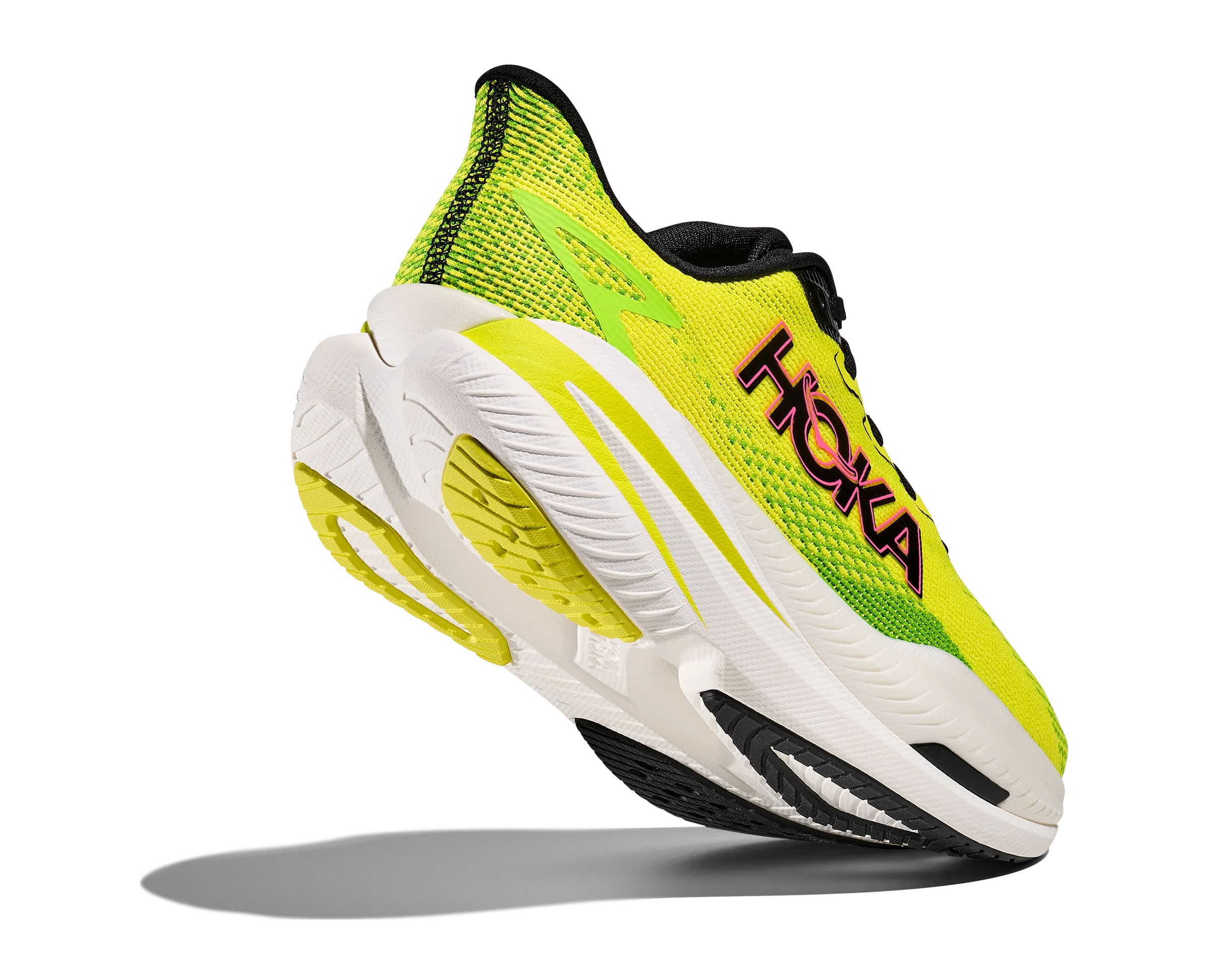 Hoka Mens Mach X 3 - Neon Hoka Citrus/Neon Lime - Neutral - AW25 - Image 7