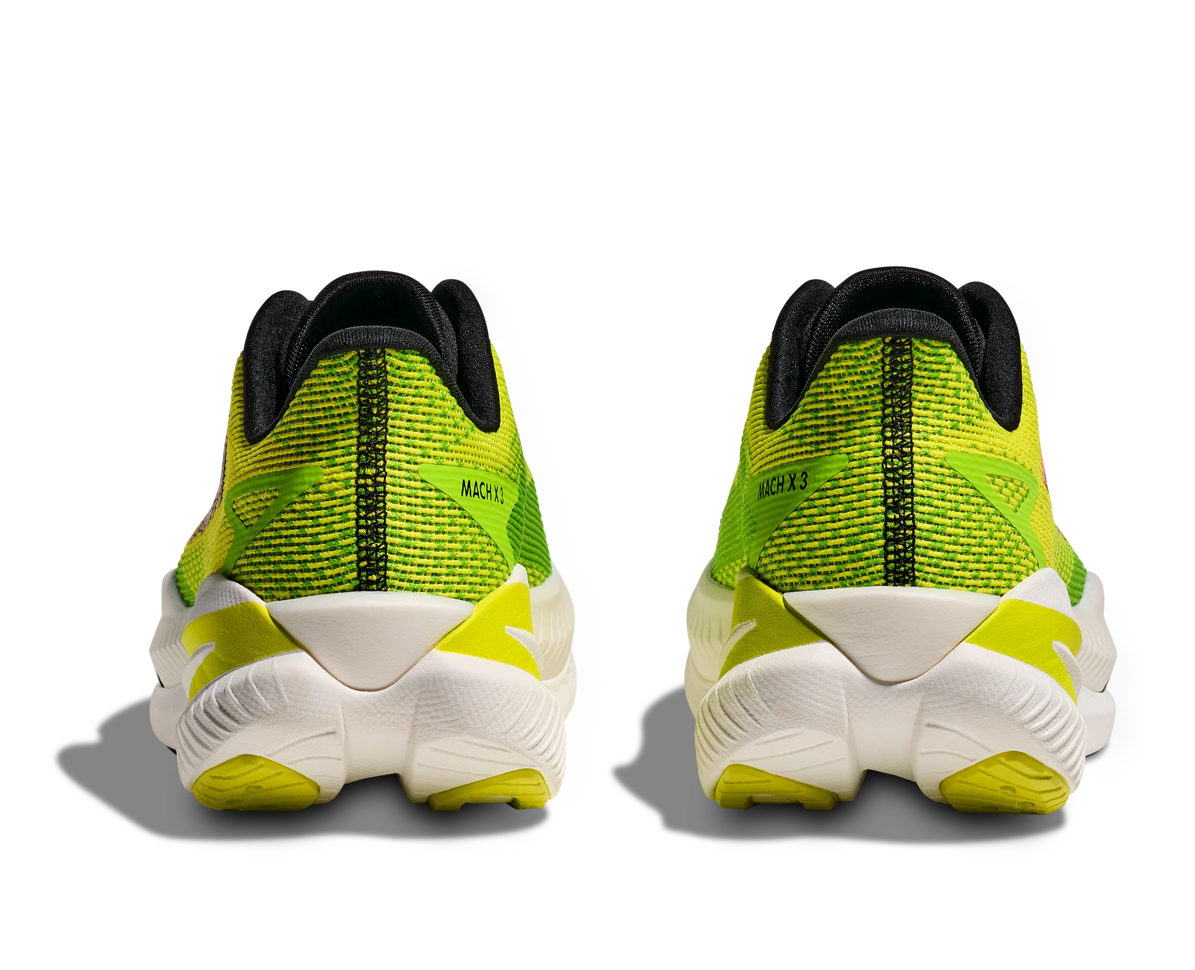 Hoka Mens Mach X 3 - Neon Hoka Citrus/Neon Lime - Neutral - AW25 - Image 8