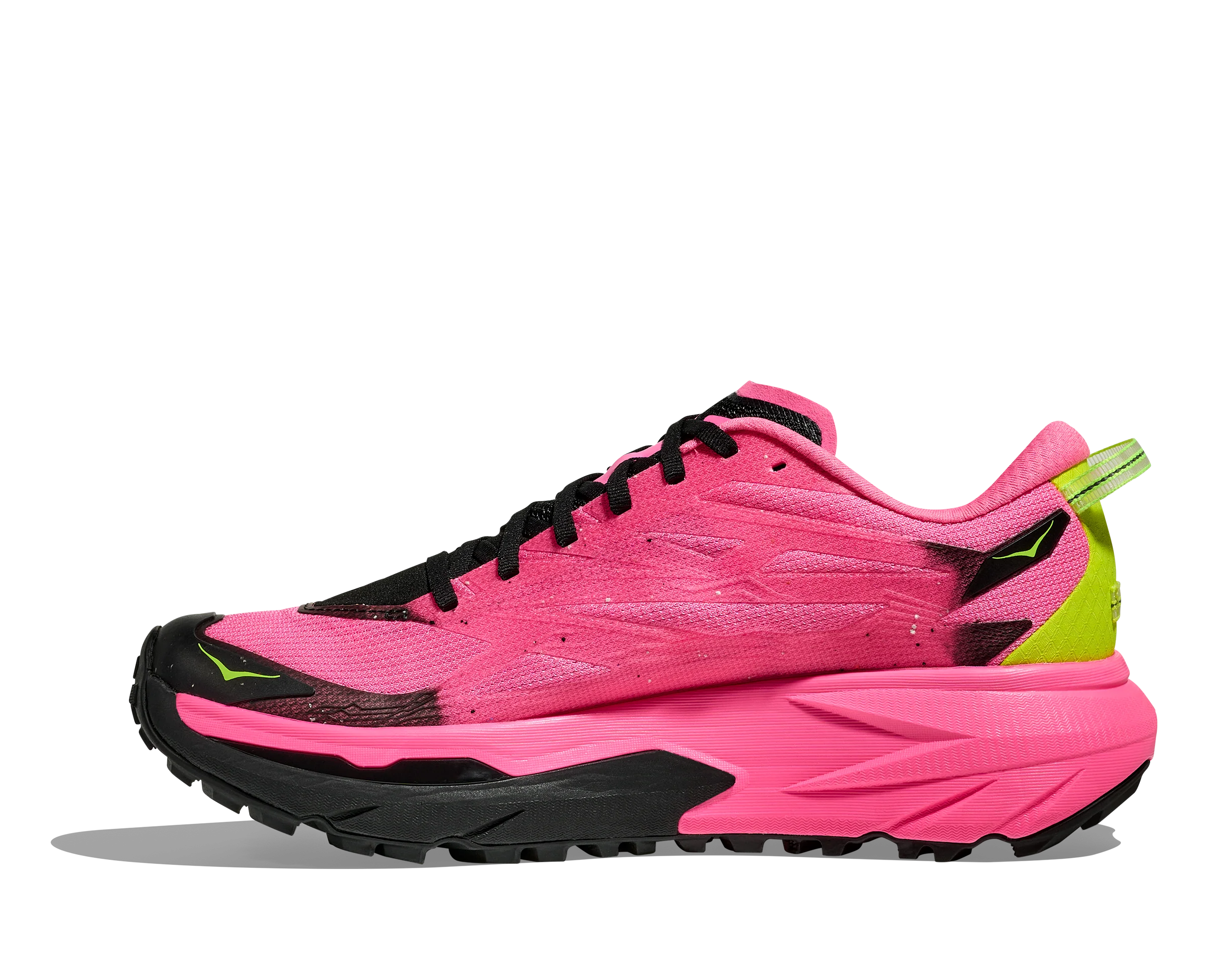 Hoka Mens Mafate 5 - Neon Rose/Black - Trail - AW25 - Image 3