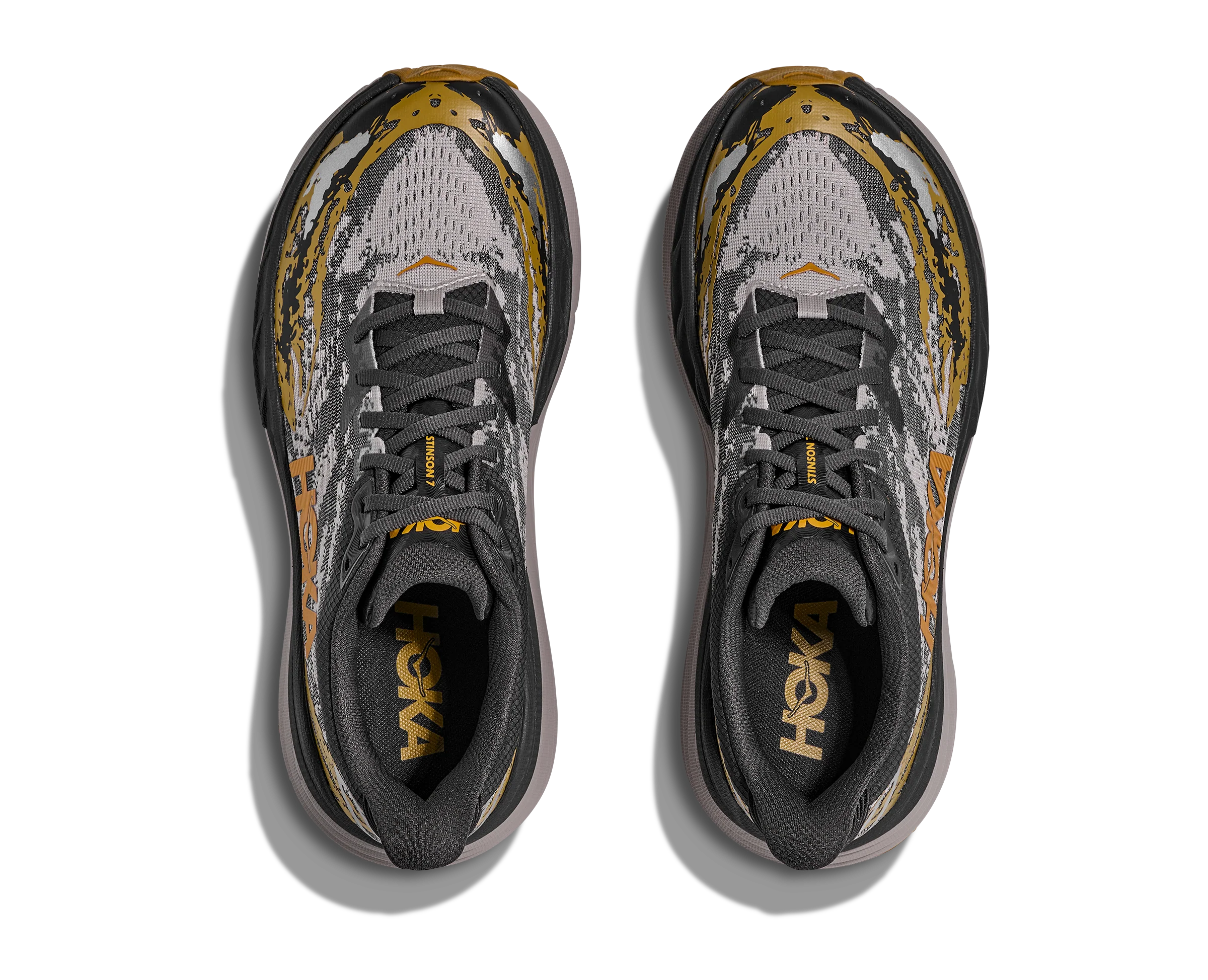 Hoka Mens Stinson 7 - Black/Cement - Trail - SS26 - Image 4