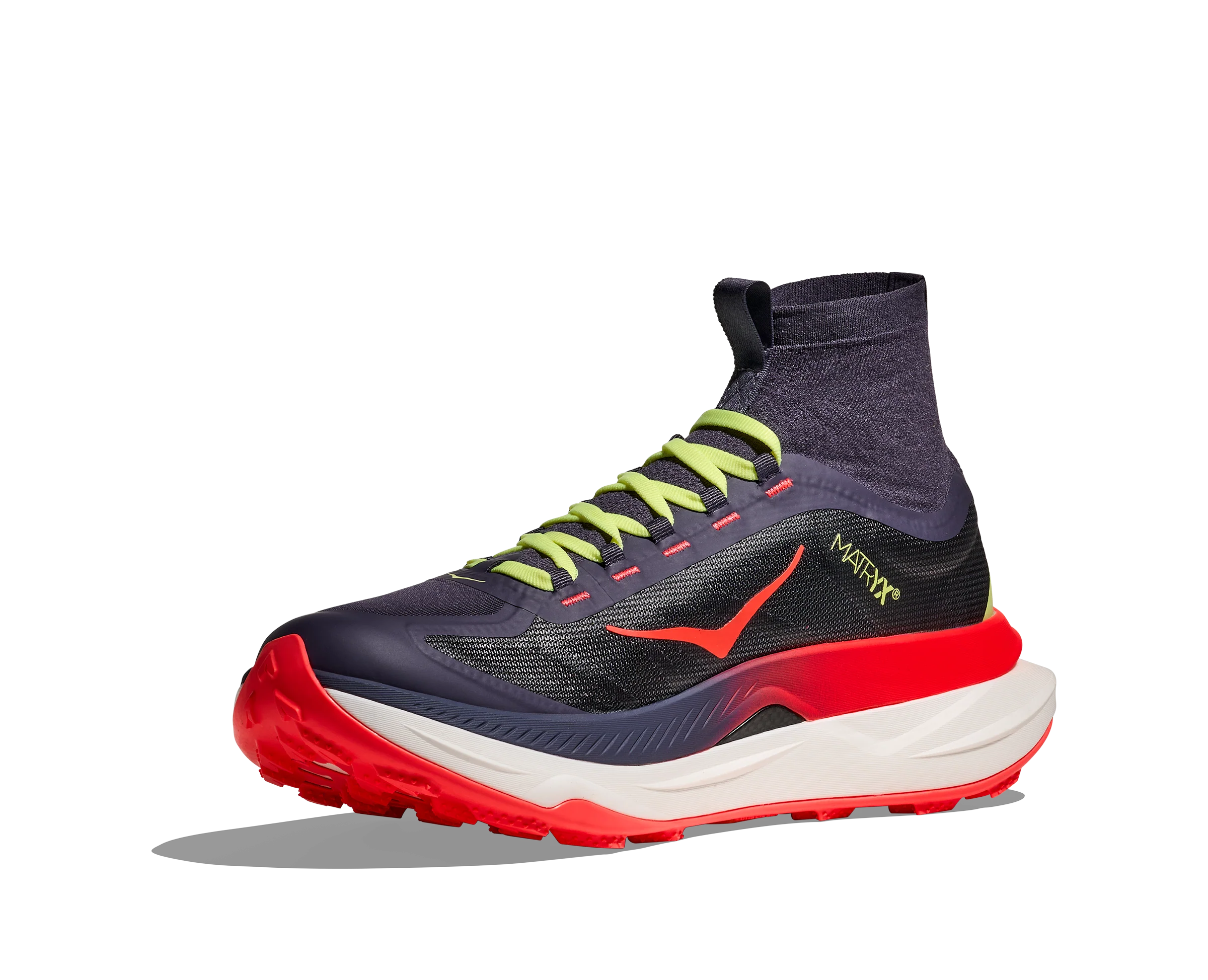 Hoka Mens Tecton X 3 - Squid Ink/Neon Flame - Trail - SS26 - Image 6