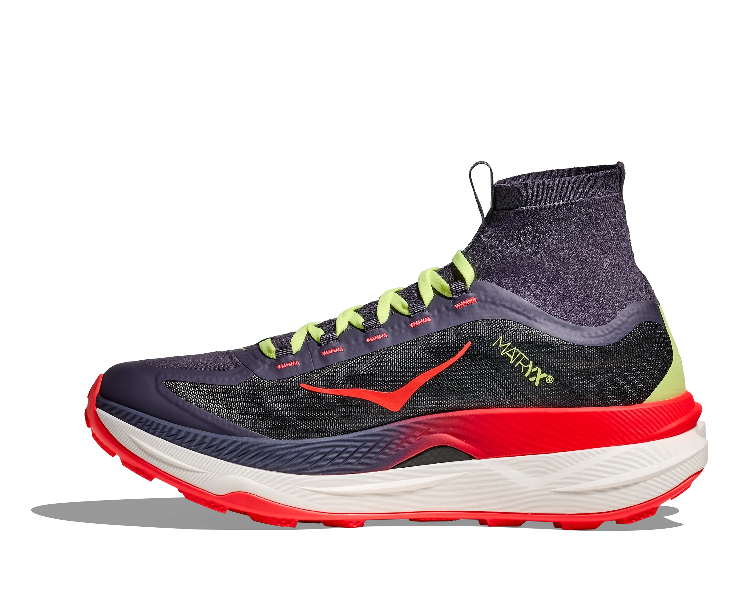 Hoka Mens Tecton X 3 - Squid Ink/Neon Flame - Trail - SS26 - Image 7