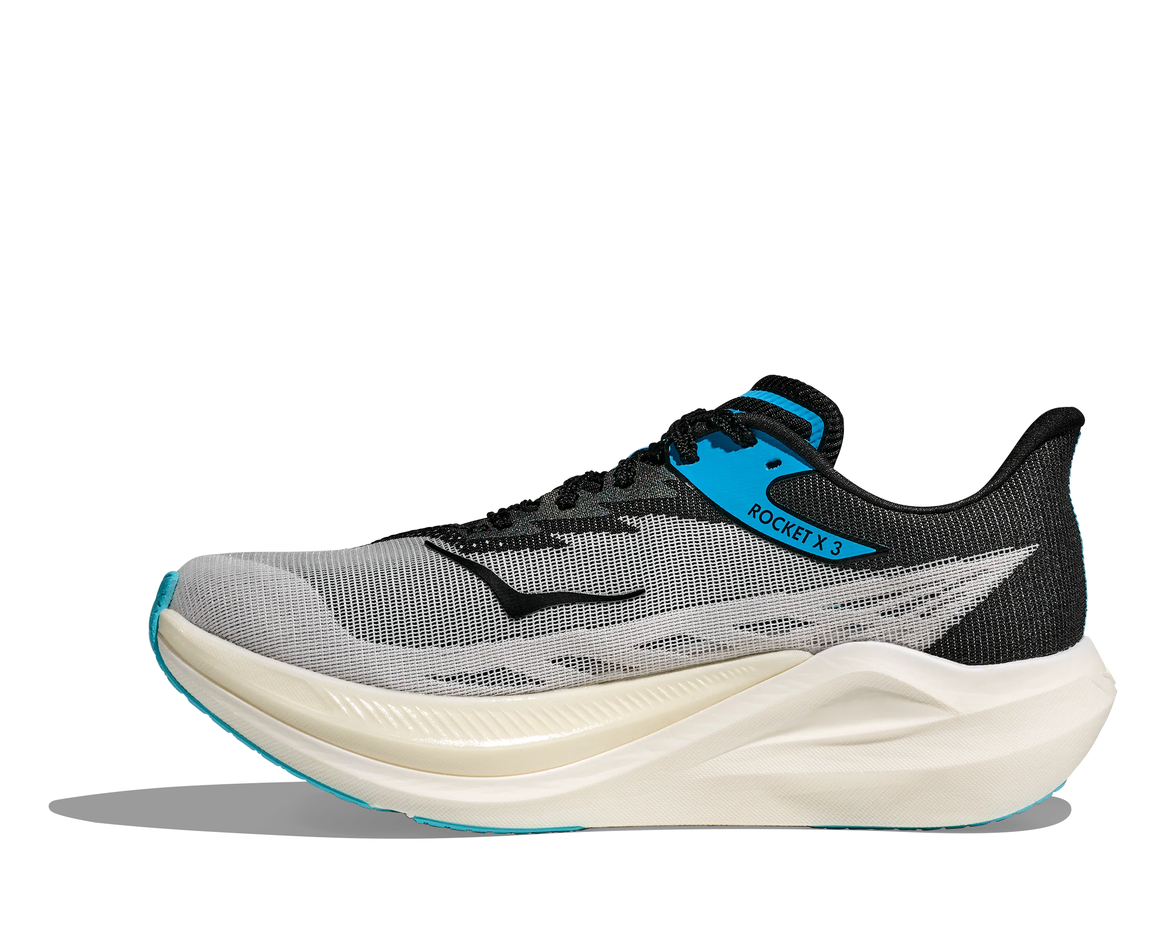 Hoka Unisex Rocket X 3 - White/Black - Neutral - AW25 - Image 3