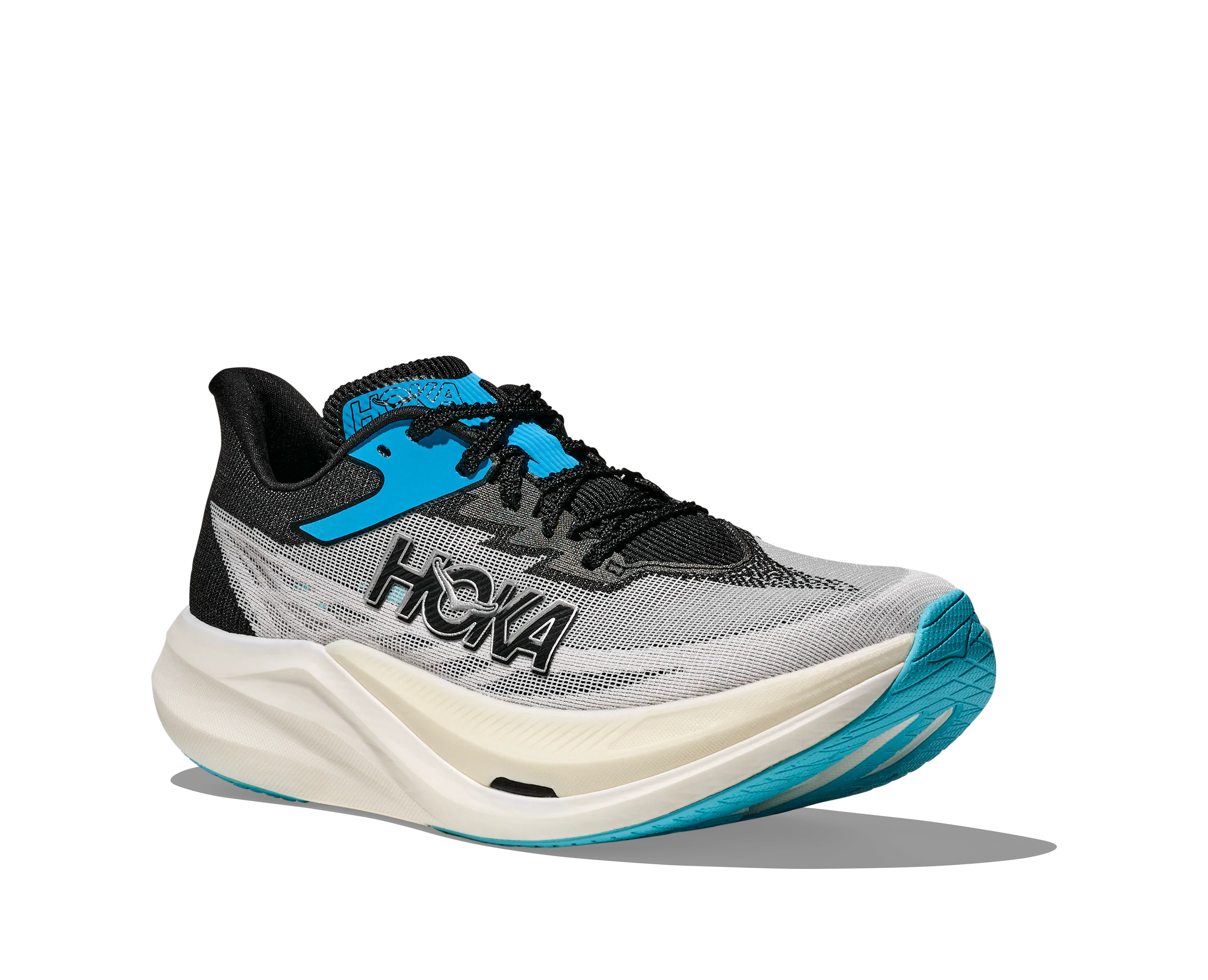 Hoka Unisex Rocket X 3 - White/Black - Neutral - AW25 - Image 5