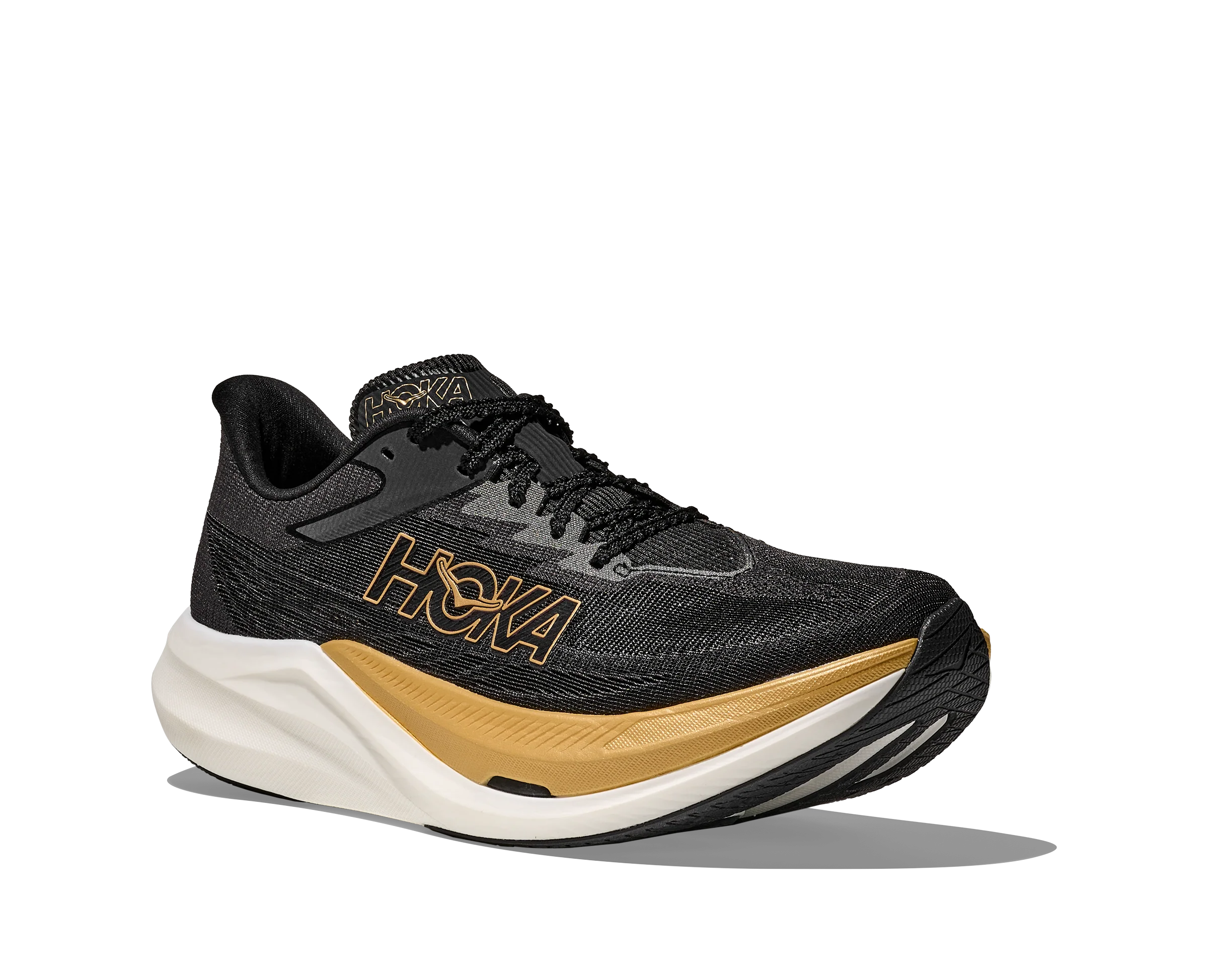 Hoka Unisex Rocket X 3 - Koshi Tan-Tan Black/Gold - Neutral - SS26 - Image 7