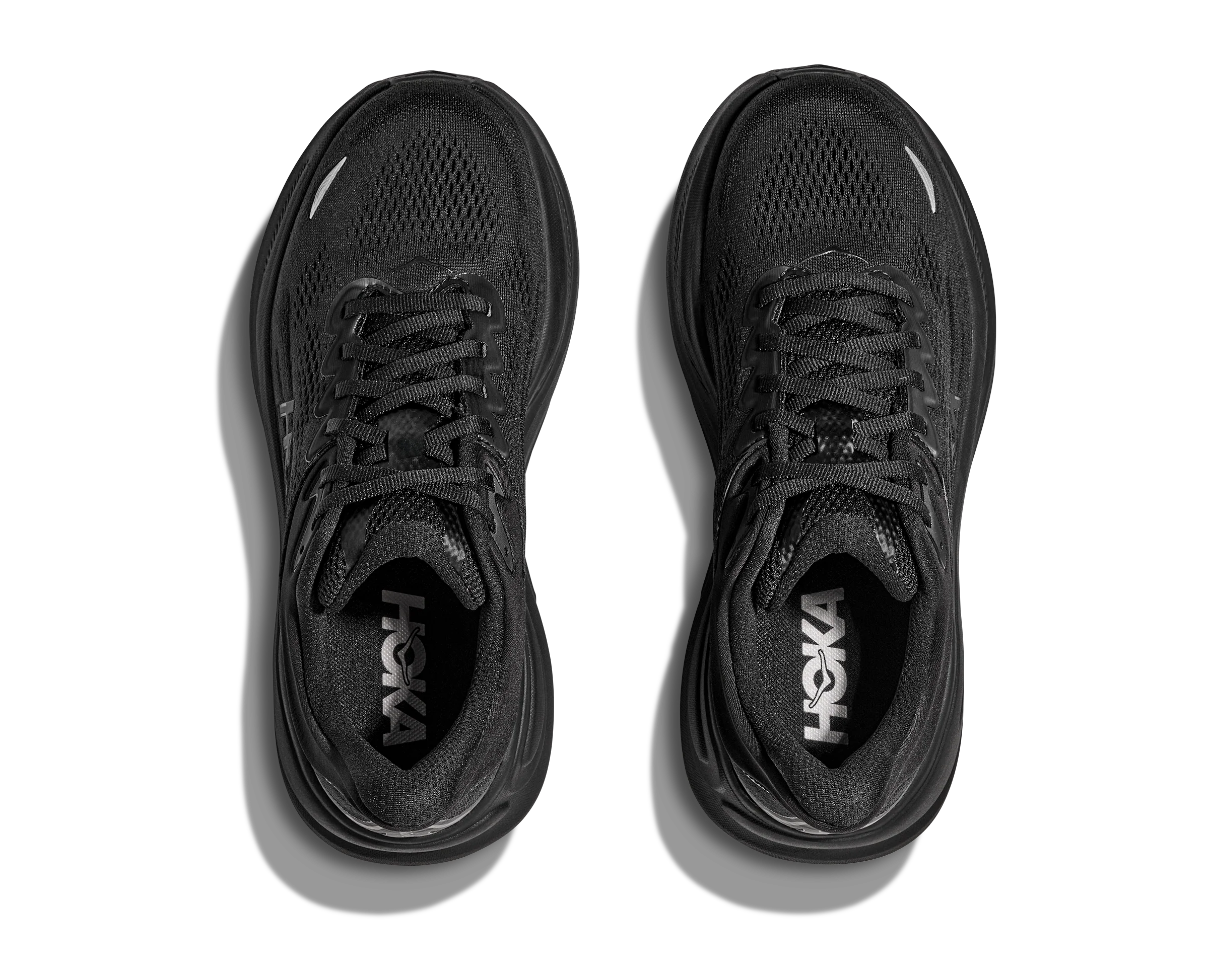 Hoka Womens Bondi 9 - Black/Black - Neutral - AW25 - Image 3